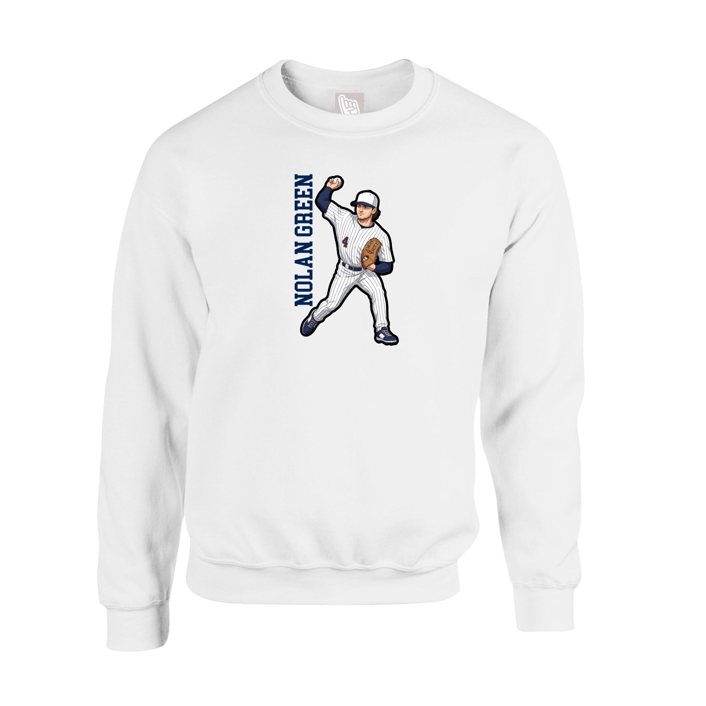 Fleece Crew — Classic in White