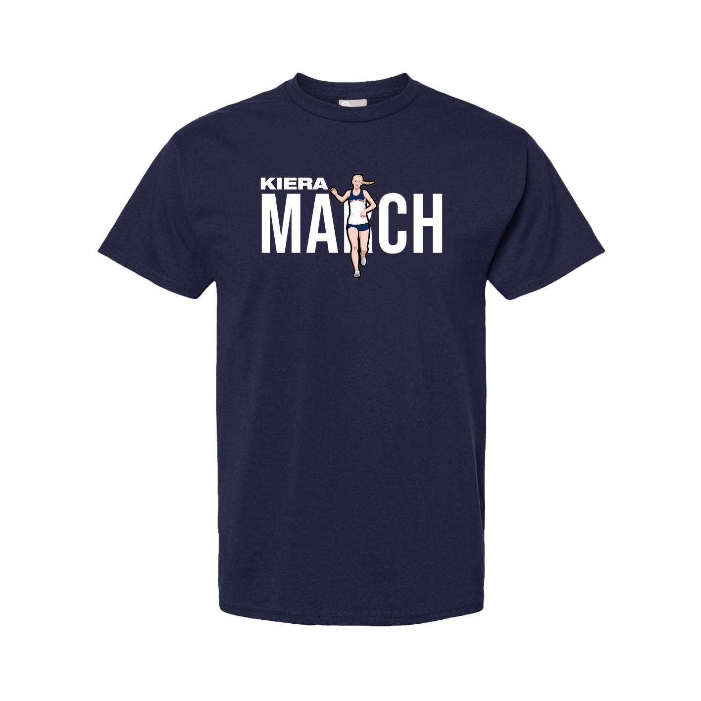 Tee — Player Name in Navy