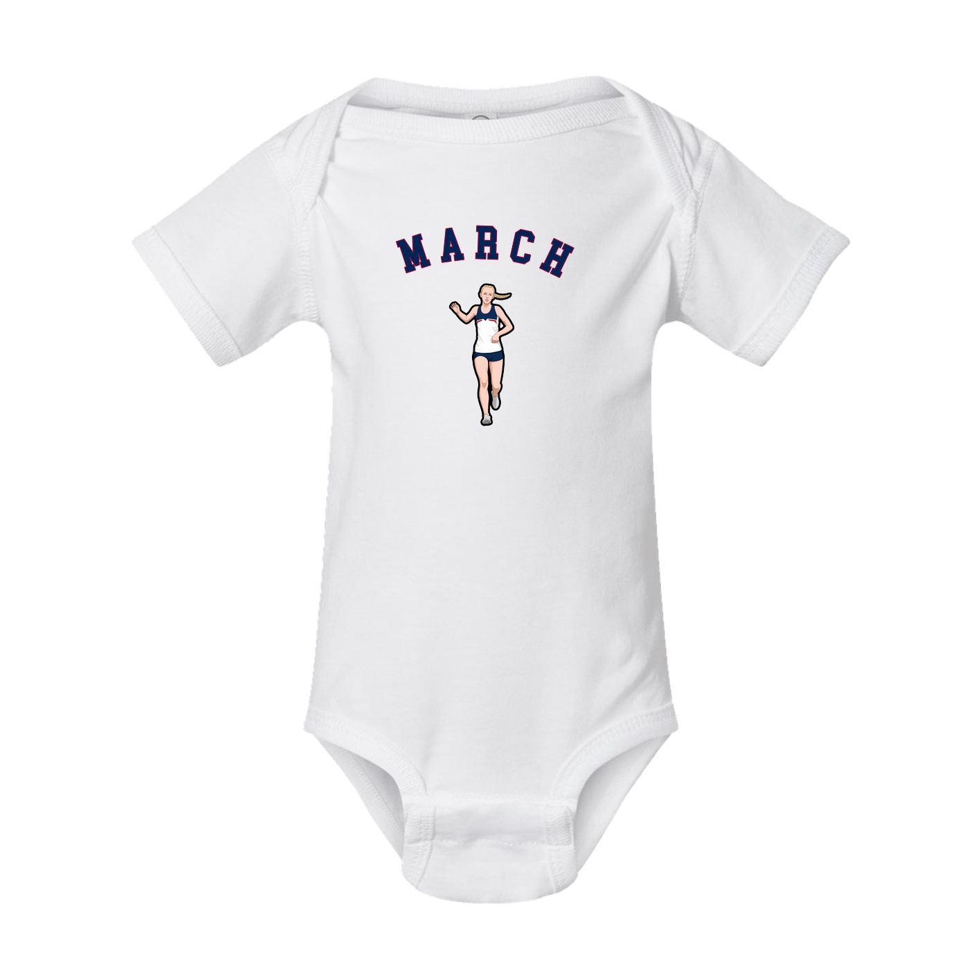 Baby Onesie — Shirsey Arch in White