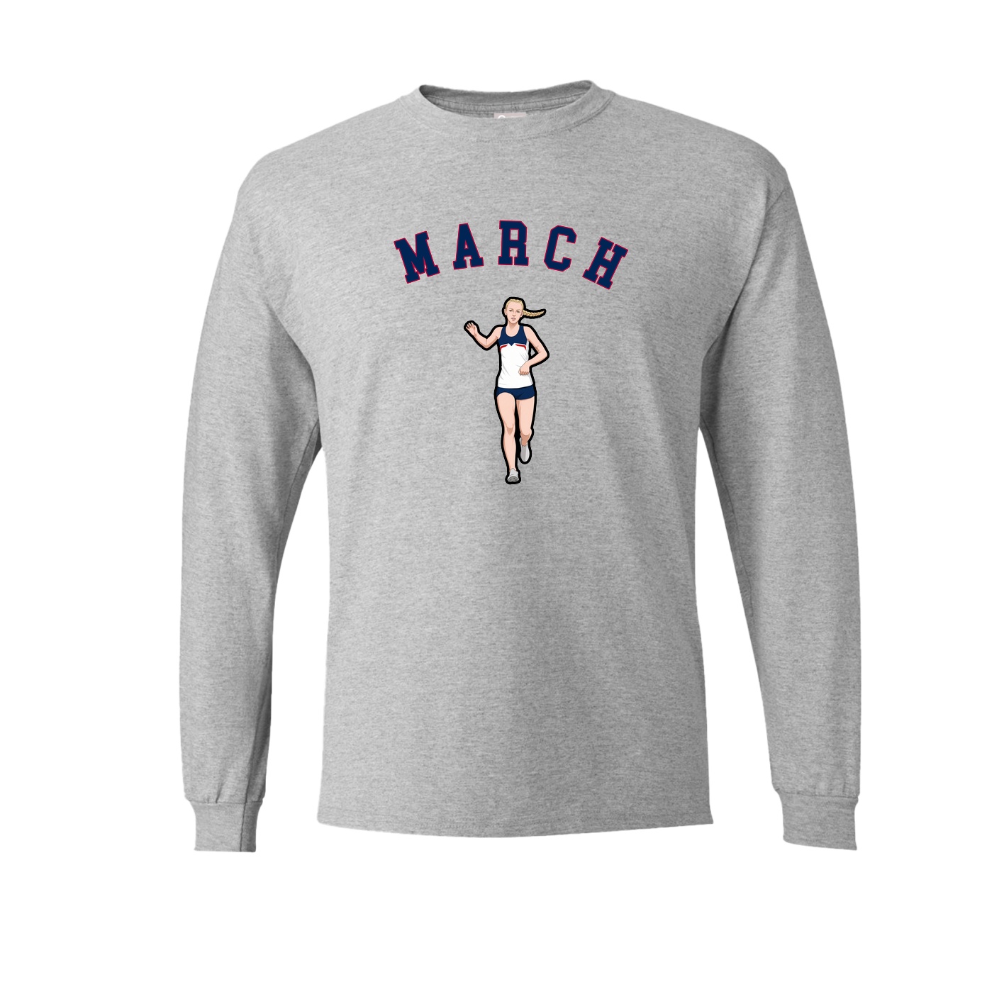 Long Sleeve Tee — Shirsey Arch in Grey