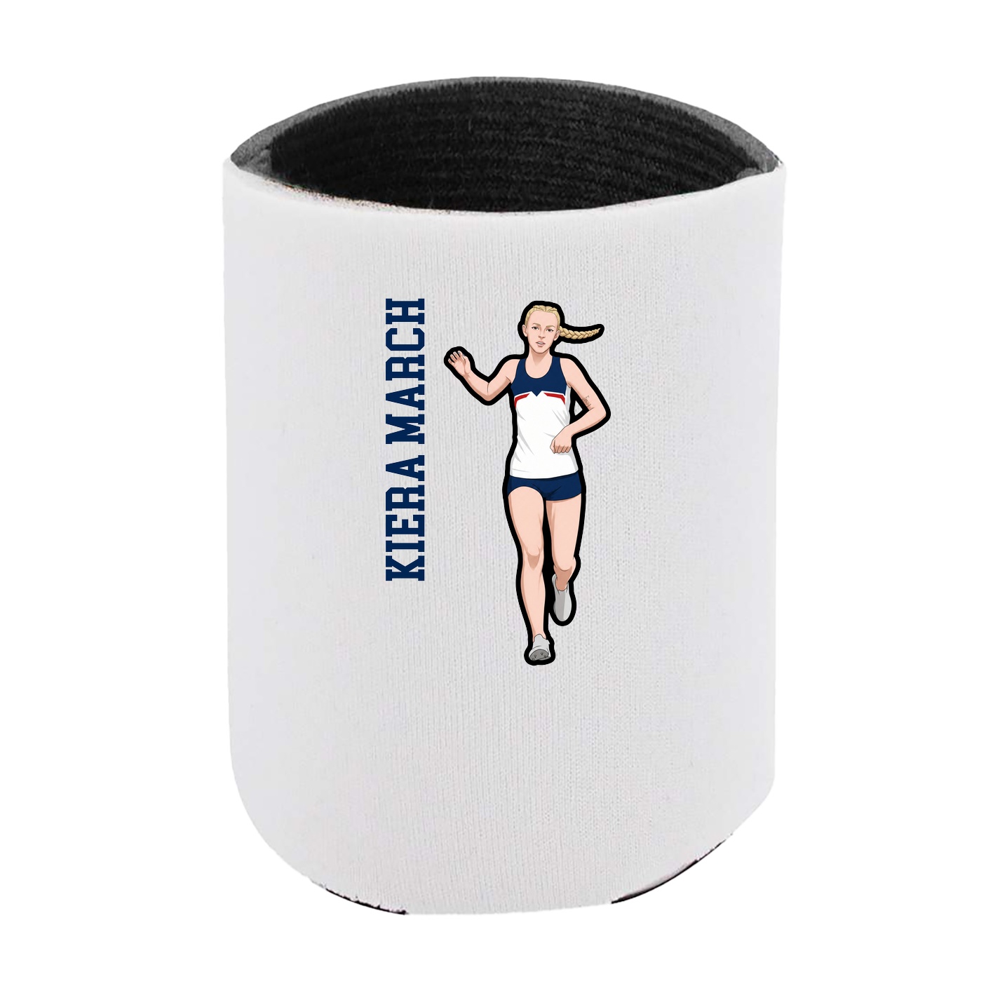 Can Holder — Name Vertical in White
