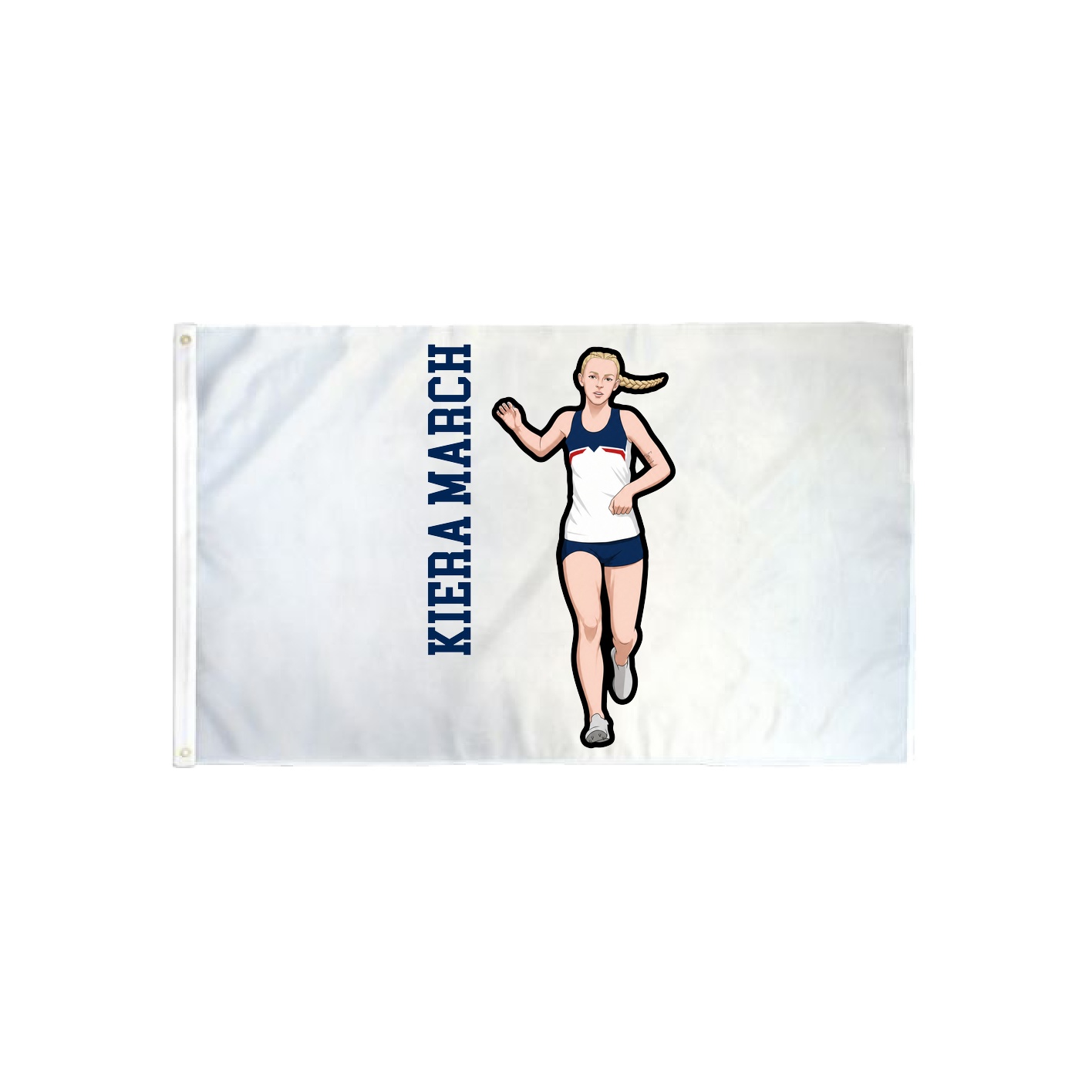 3x5 Flag — Name Vertical in Classic