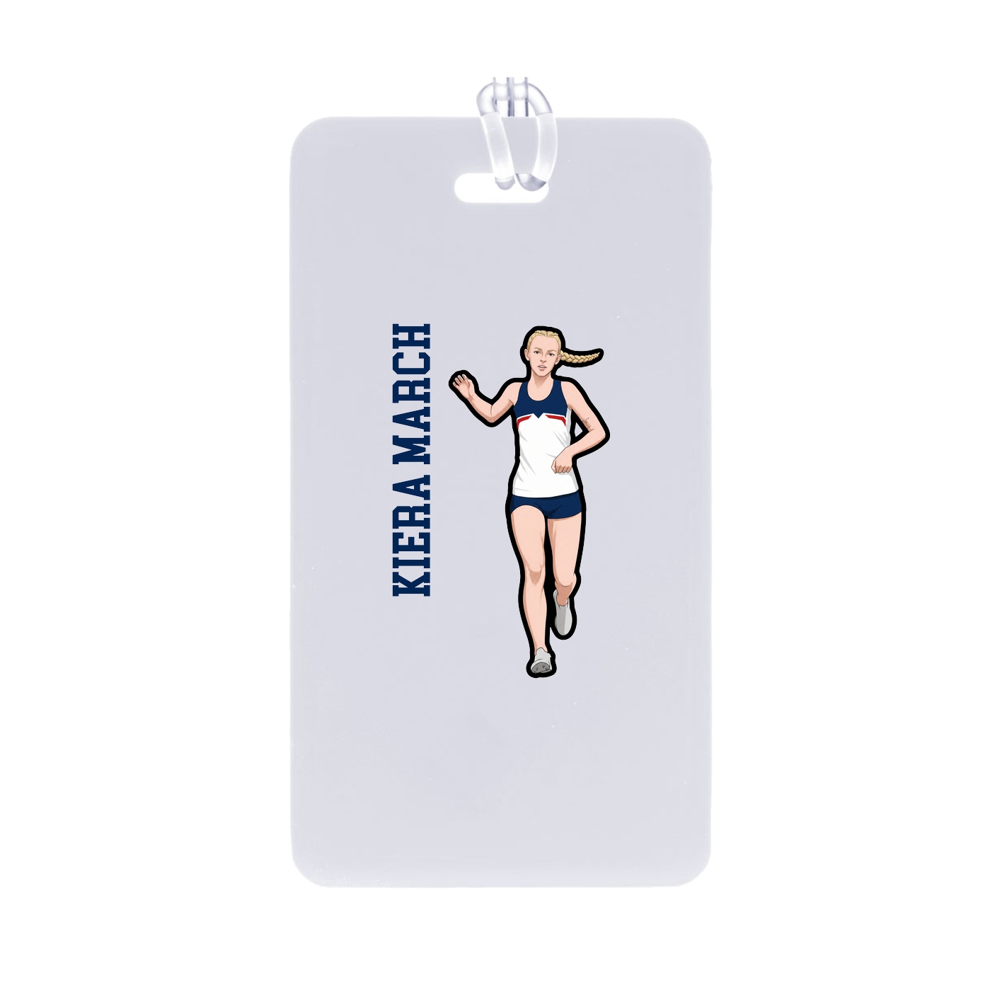 Bag Tag — Name Vertical in Classic