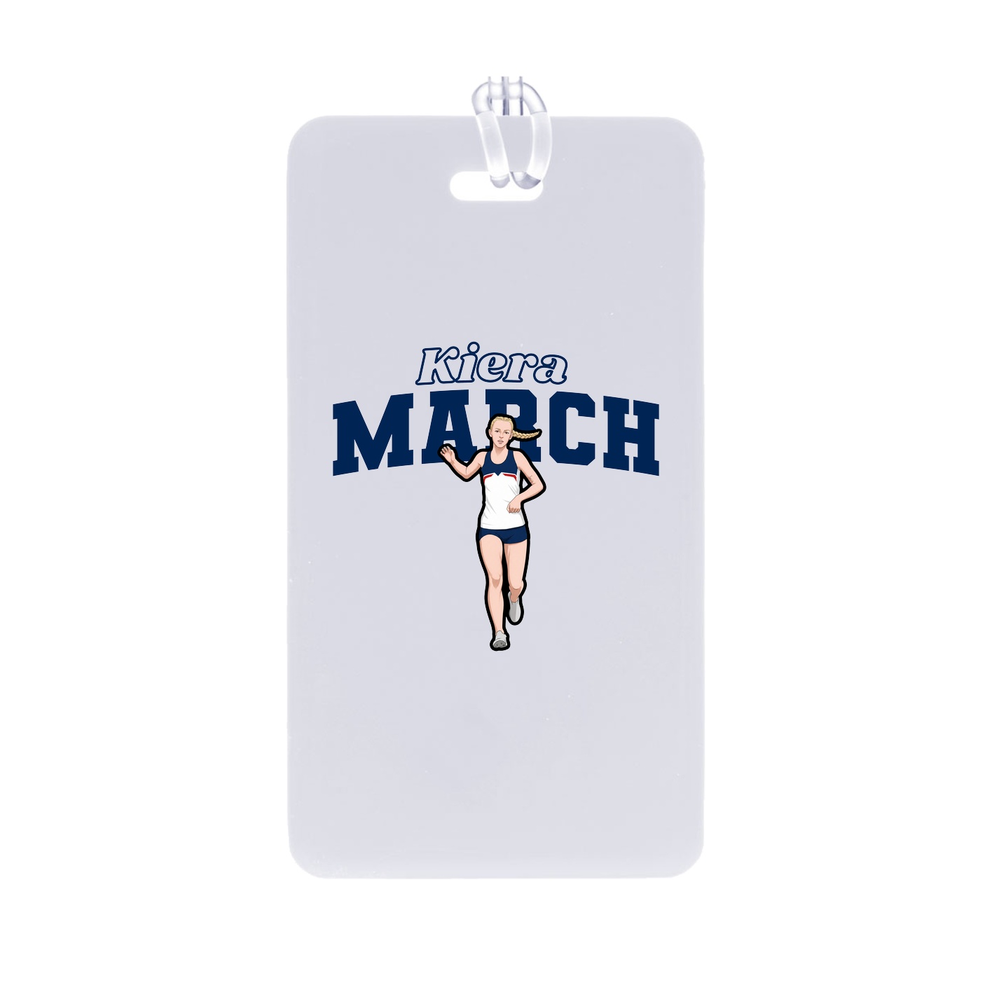 Bag Tag — Name Arch in Classic