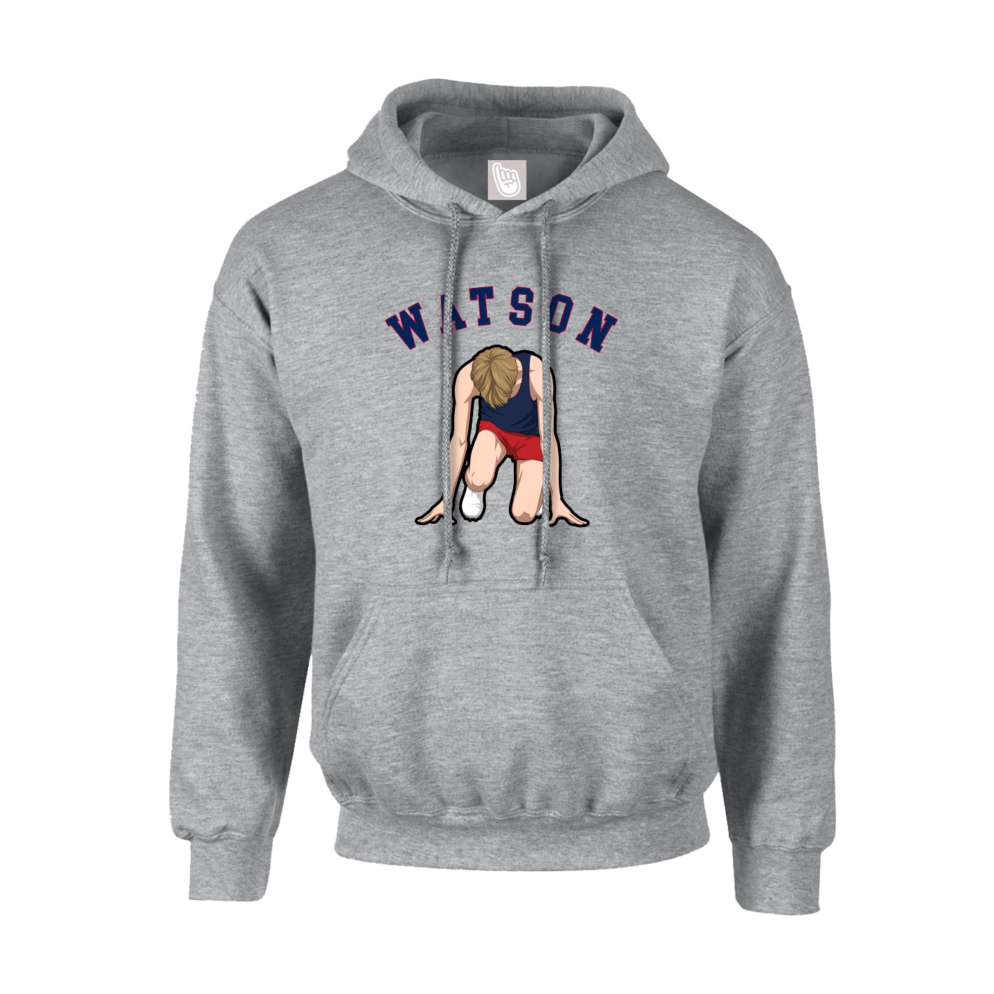 Youth Hoodie — Shirsey Arch in Grey