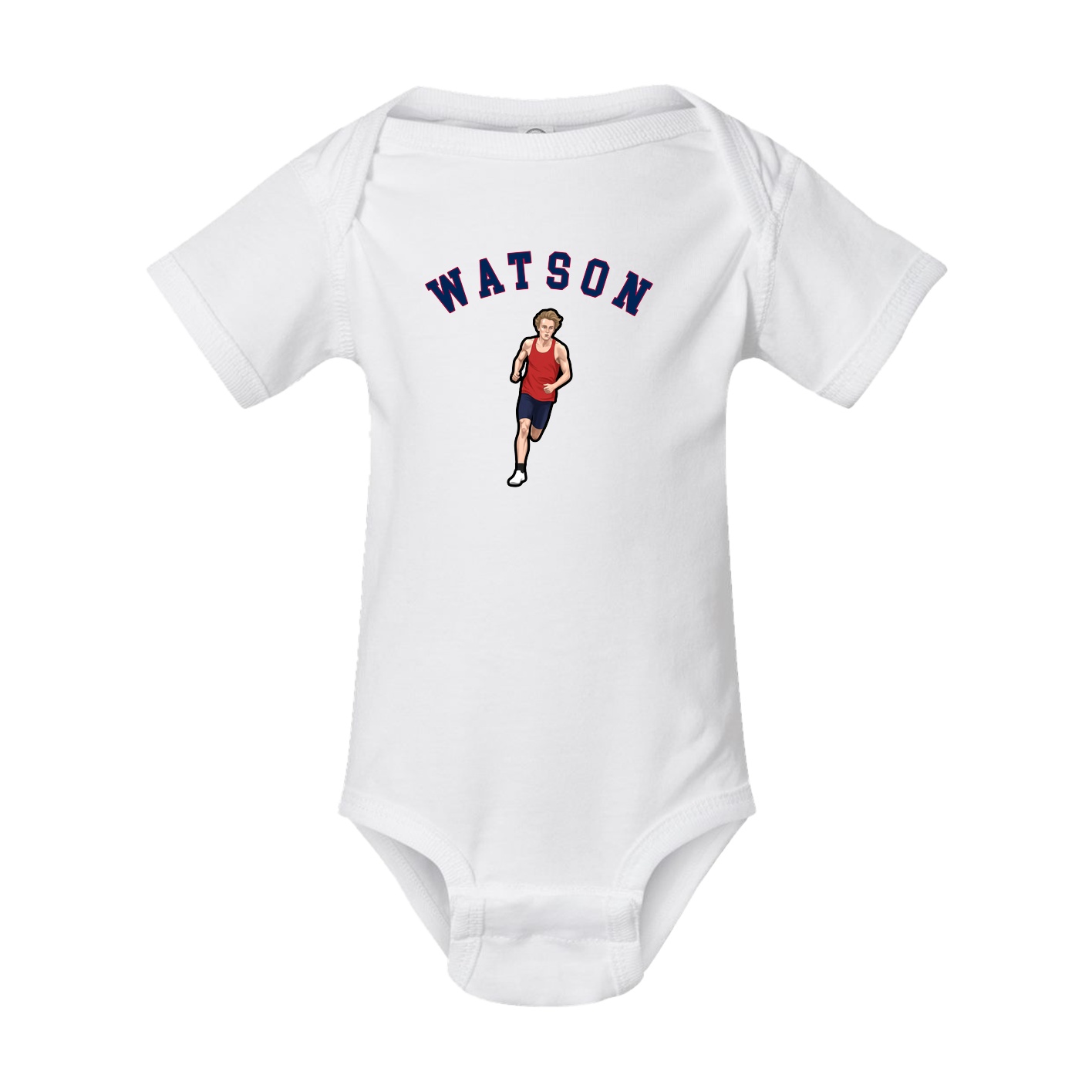 Baby Onesie — Shirsey Arch in White