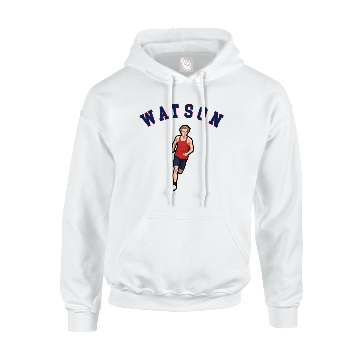 Hoodie — Shirsey Arch in White