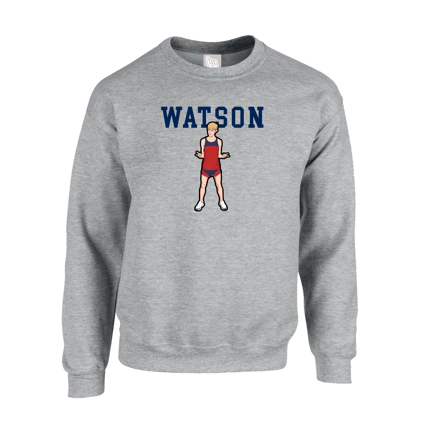 Fleece Crew — Shirsey in Grey