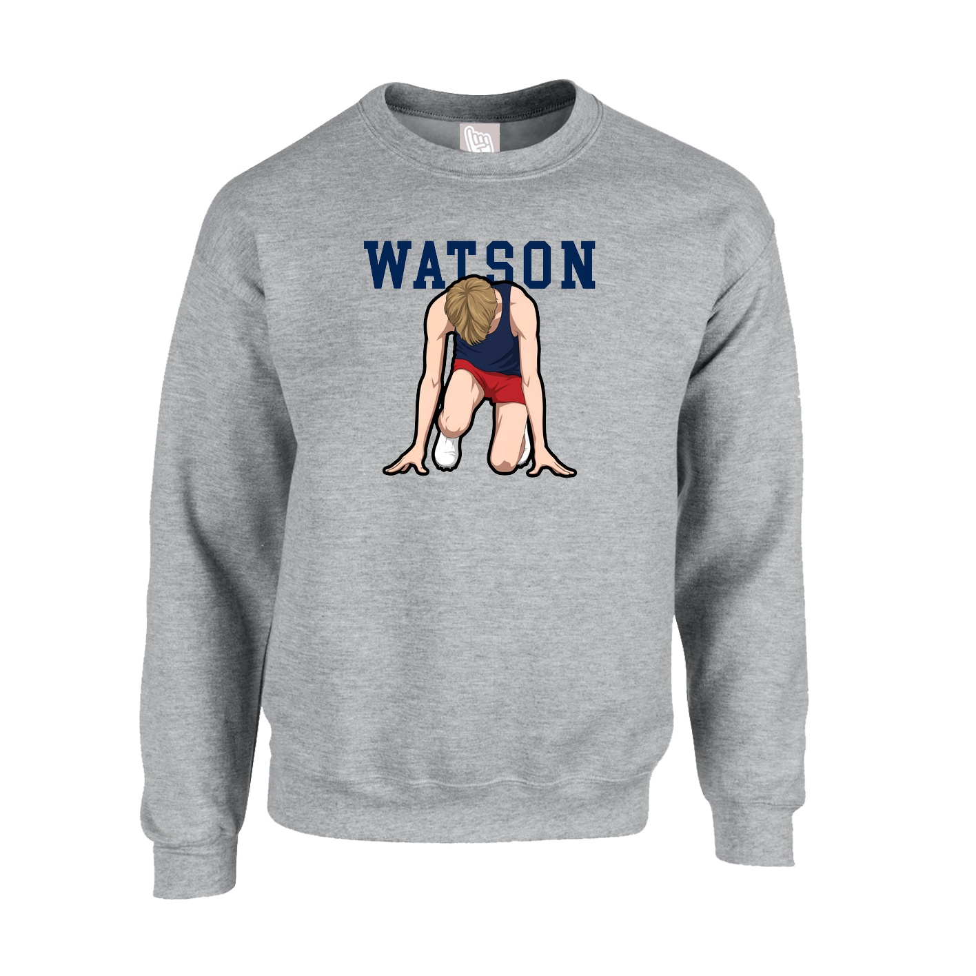Fleece Crew — Shirsey in Grey