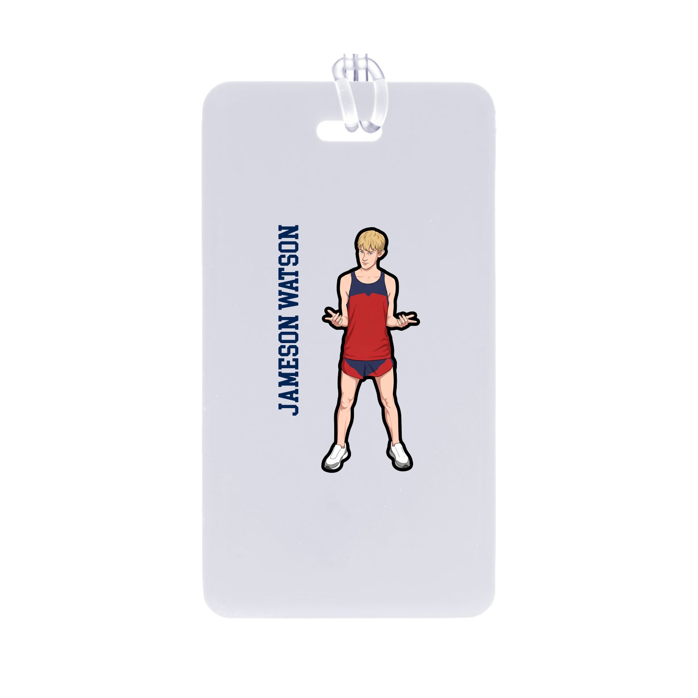 Bag Tag — Name Vertical in Classic