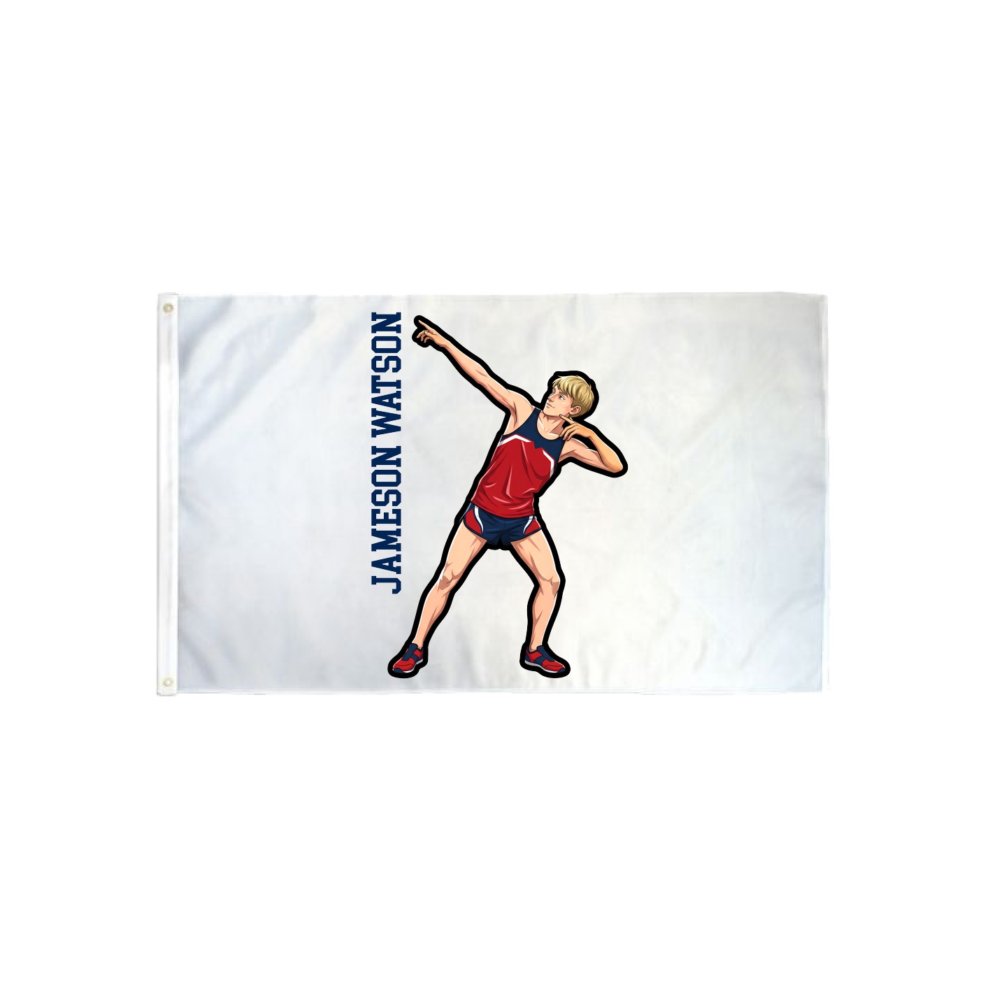 3x5 Flag — Name Vertical in Classic