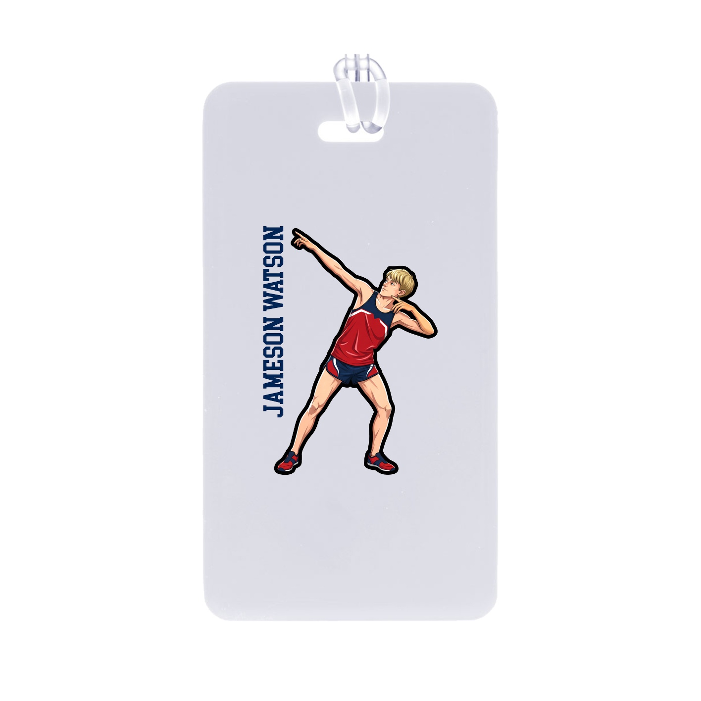 Bag Tag — Name Vertical in Classic