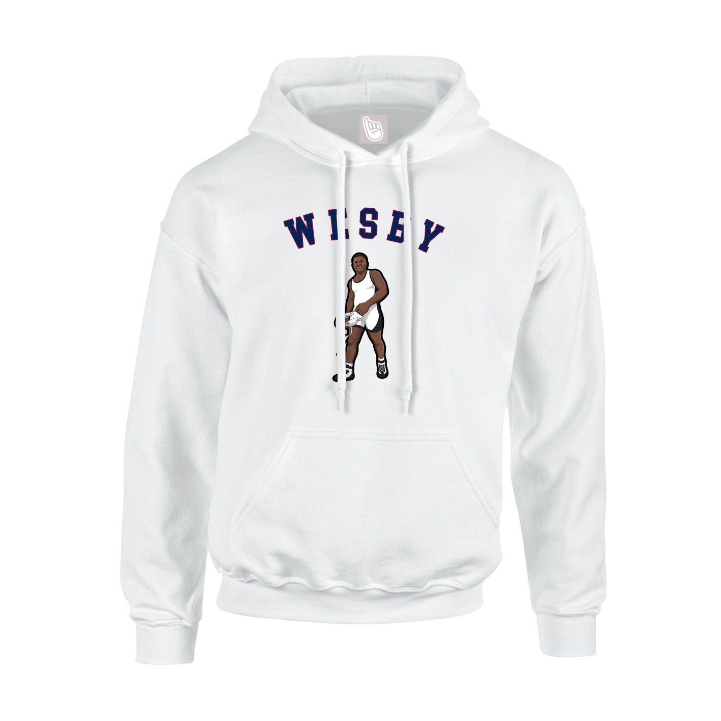 Youth Hoodie — Shirsey Arch in White
