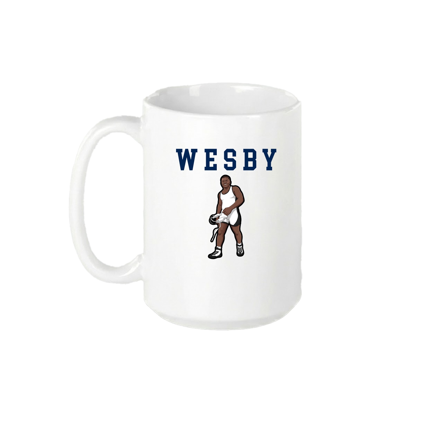 15oz Coffee Mug — Shirsey in White