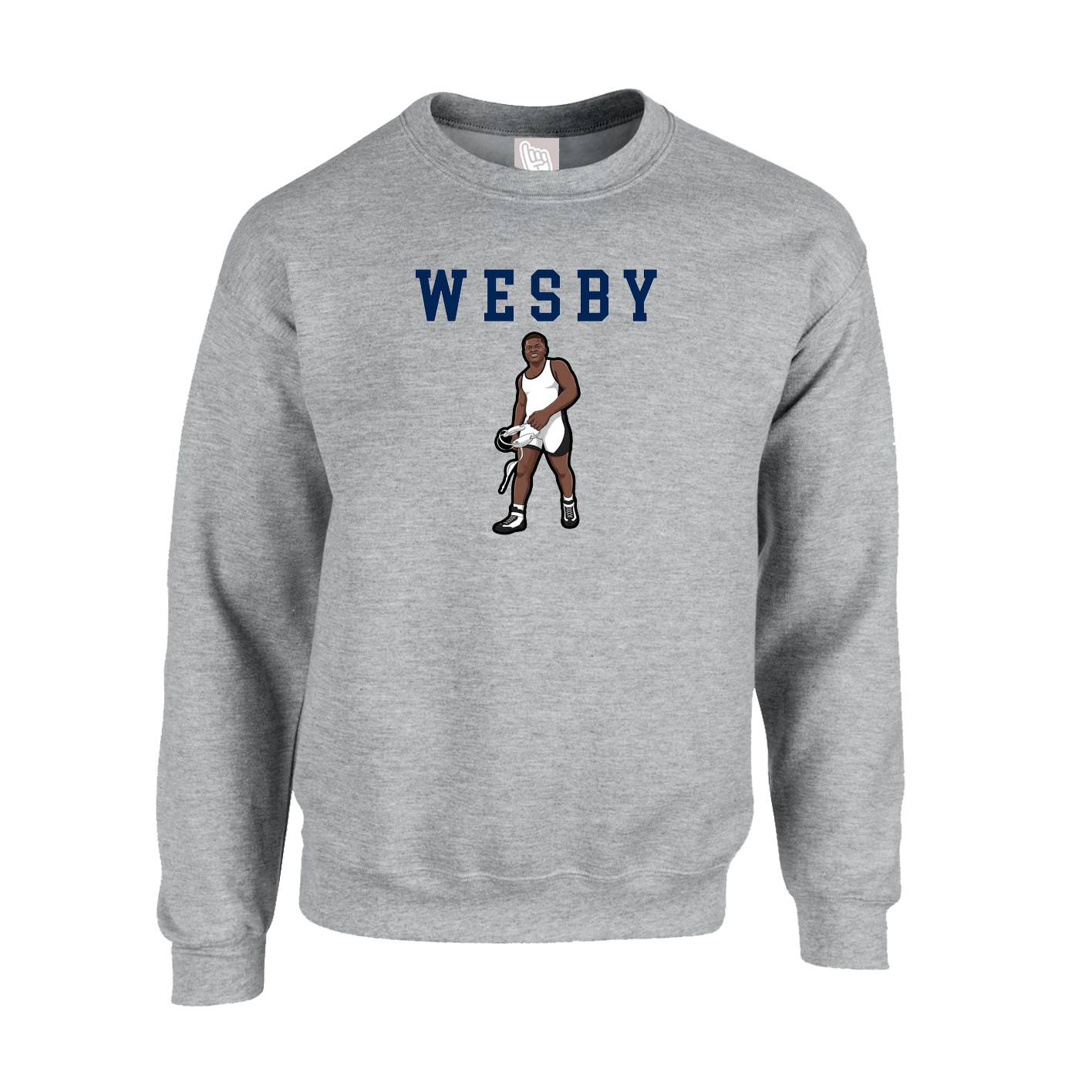 Fleece Crew — Shirsey in Grey