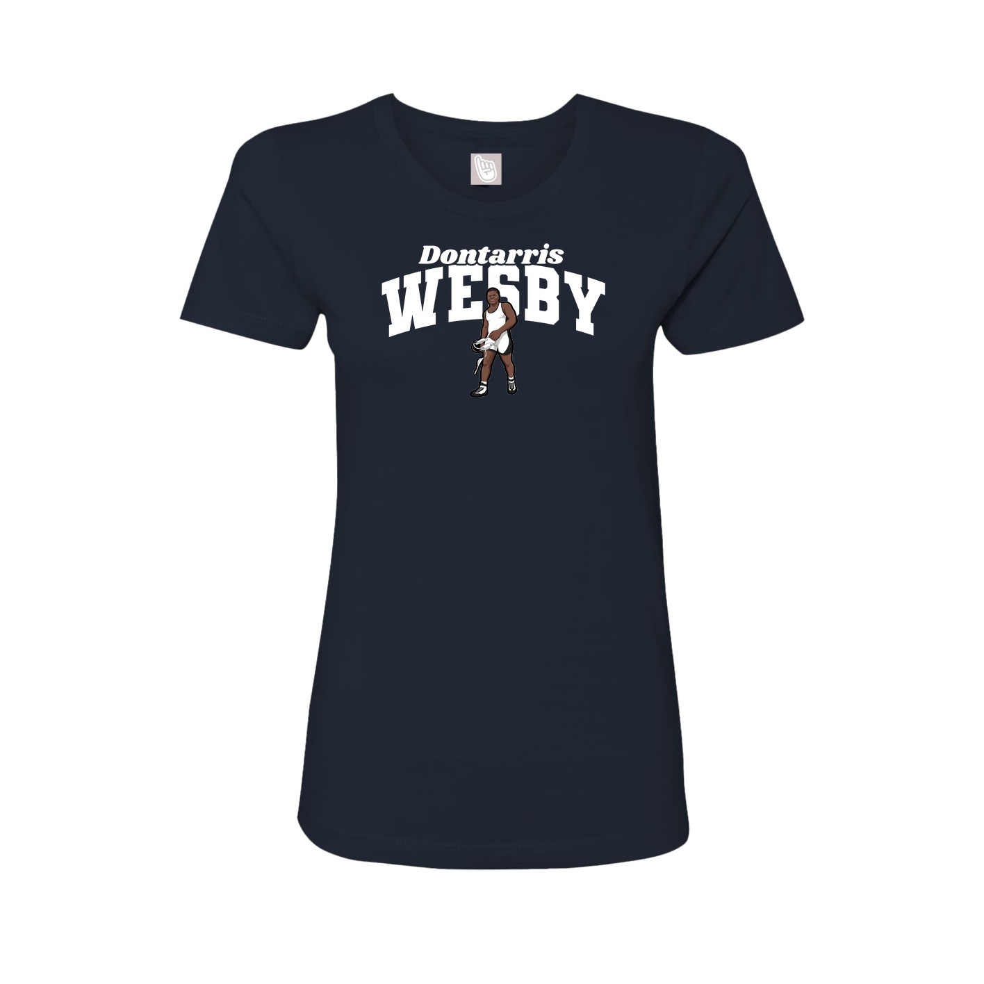 Womens Tee — Signature Arch in Navy