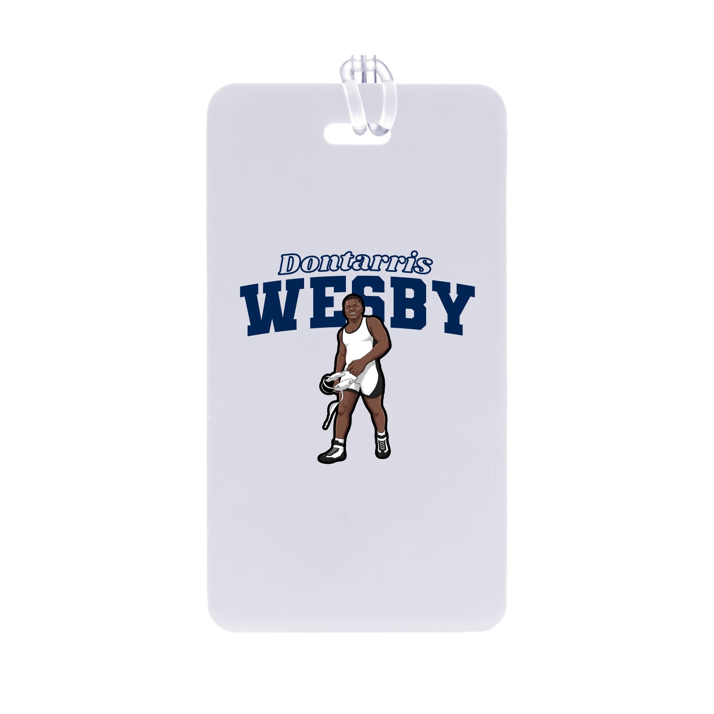 Bag Tag — Name Arch in Classic