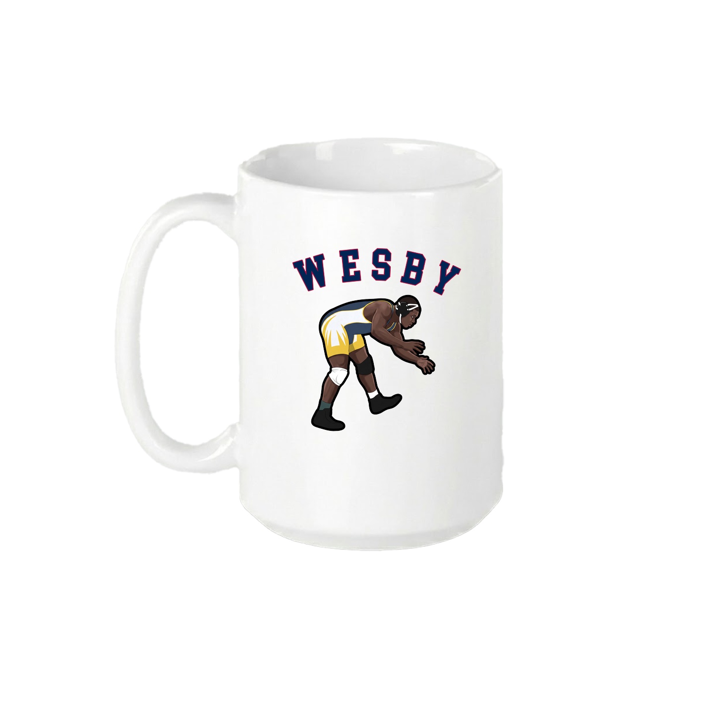 15oz Coffee Mug — Shirsey Arch in White