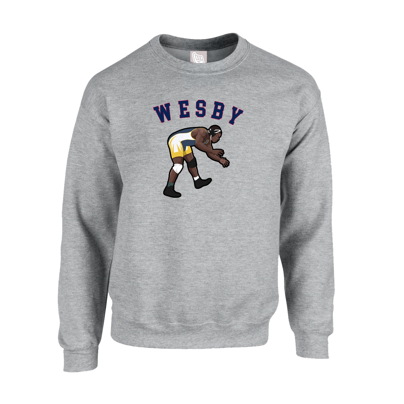Fleece Crew — Shirsey Arch in Grey