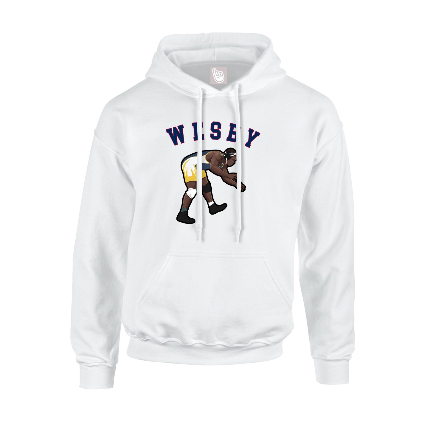 Youth Hoodie — Shirsey Arch in White