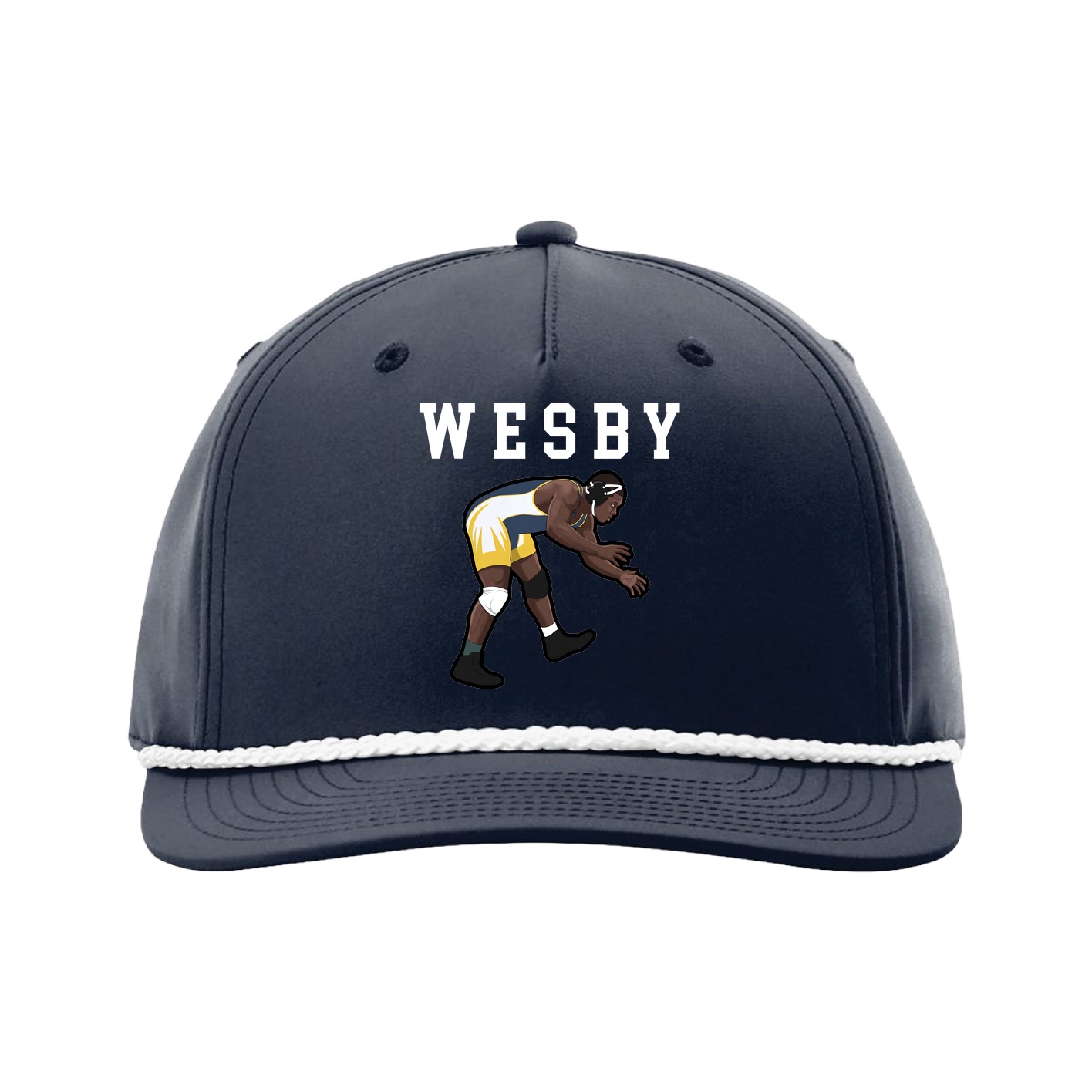 Five-Panel Classic Rope Cap — Shirsey in Navy