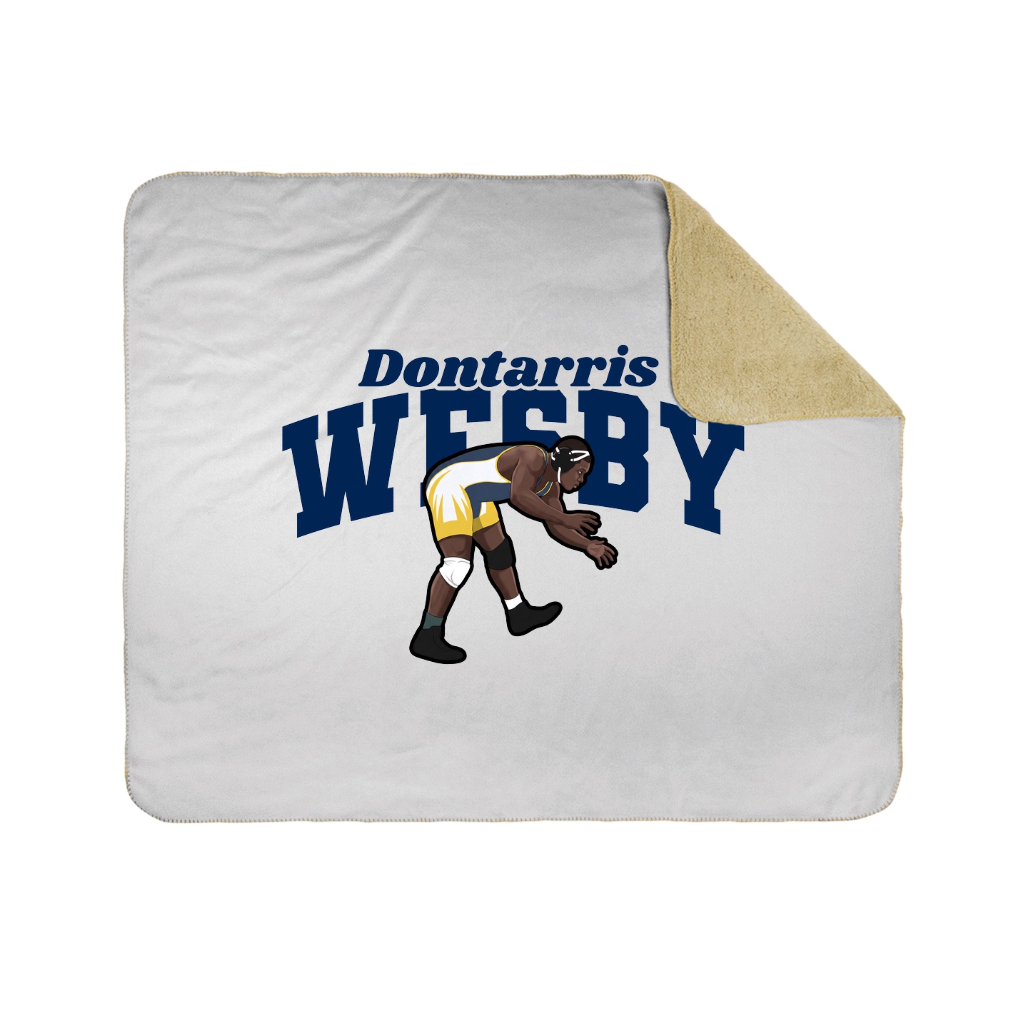 Throw Blanket — Signature Arch in White