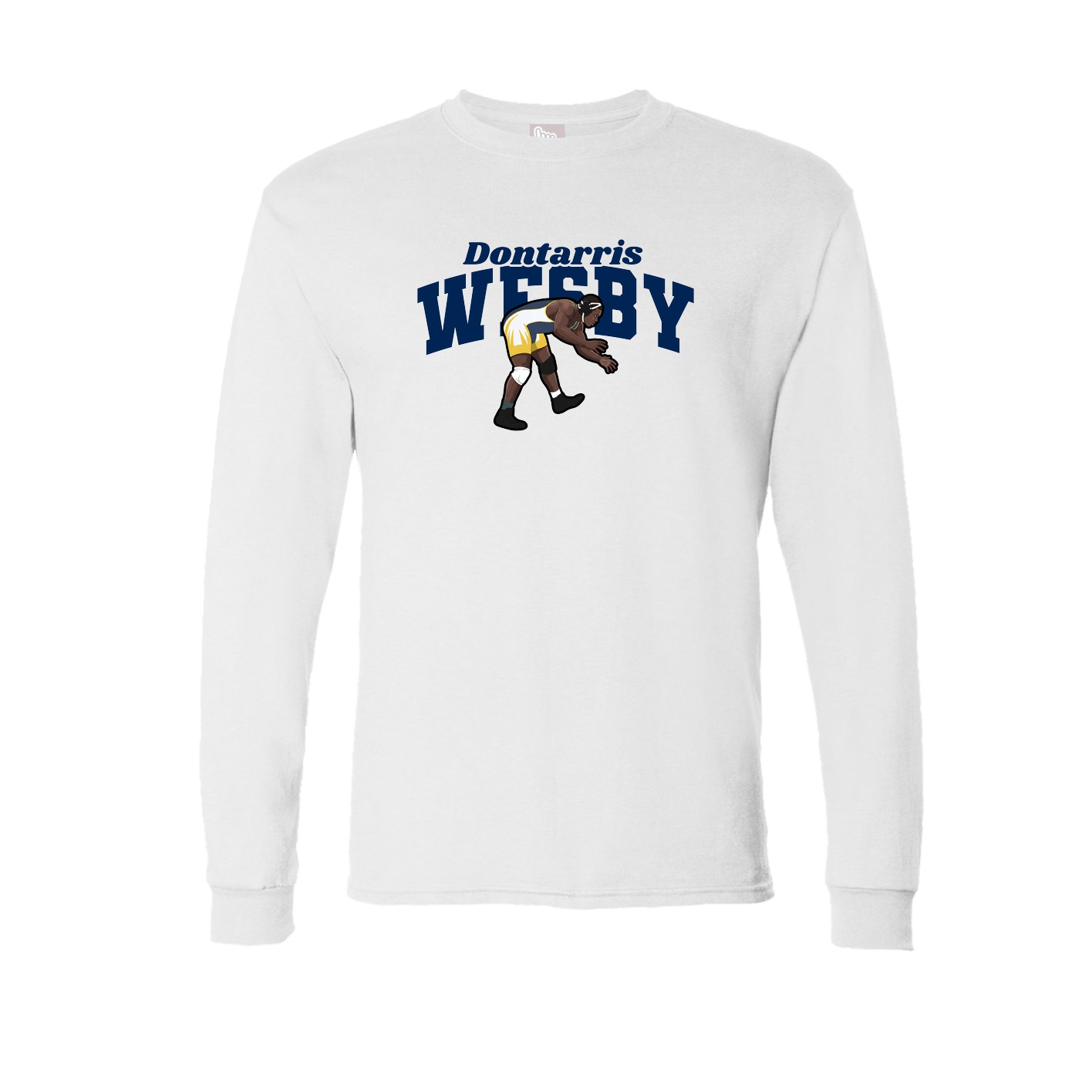 Long Sleeve Tee — Signature Arch in White