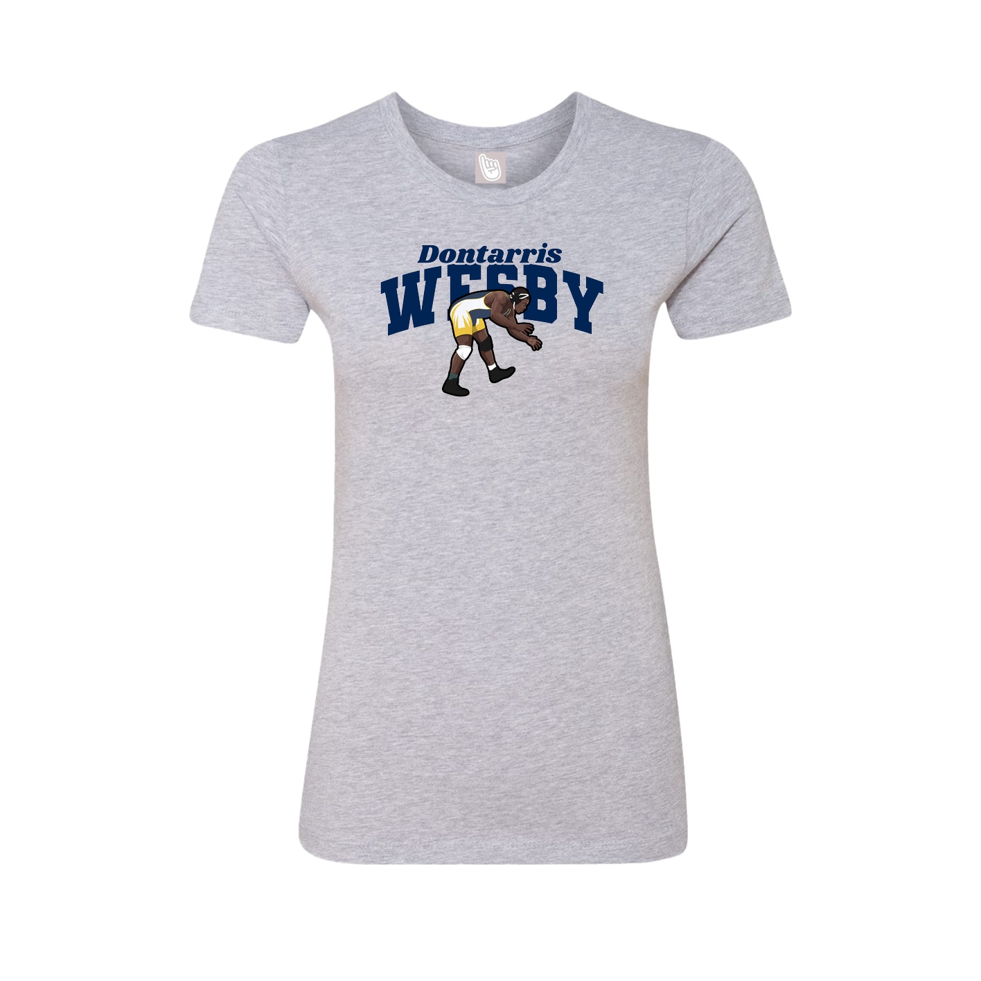 Womens Tee — Signature Arch in Grey
