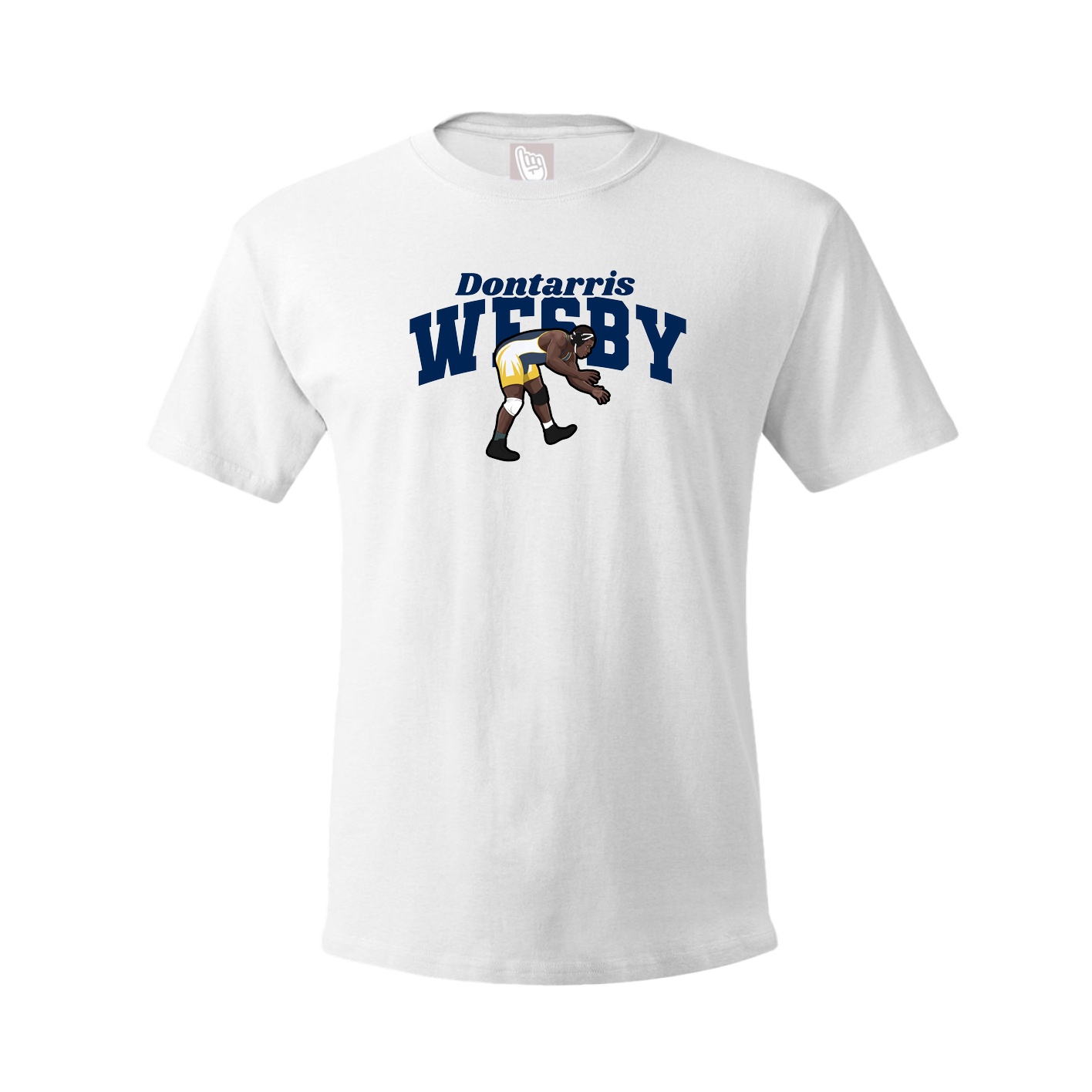 Youth Tee — Signature Arch in White