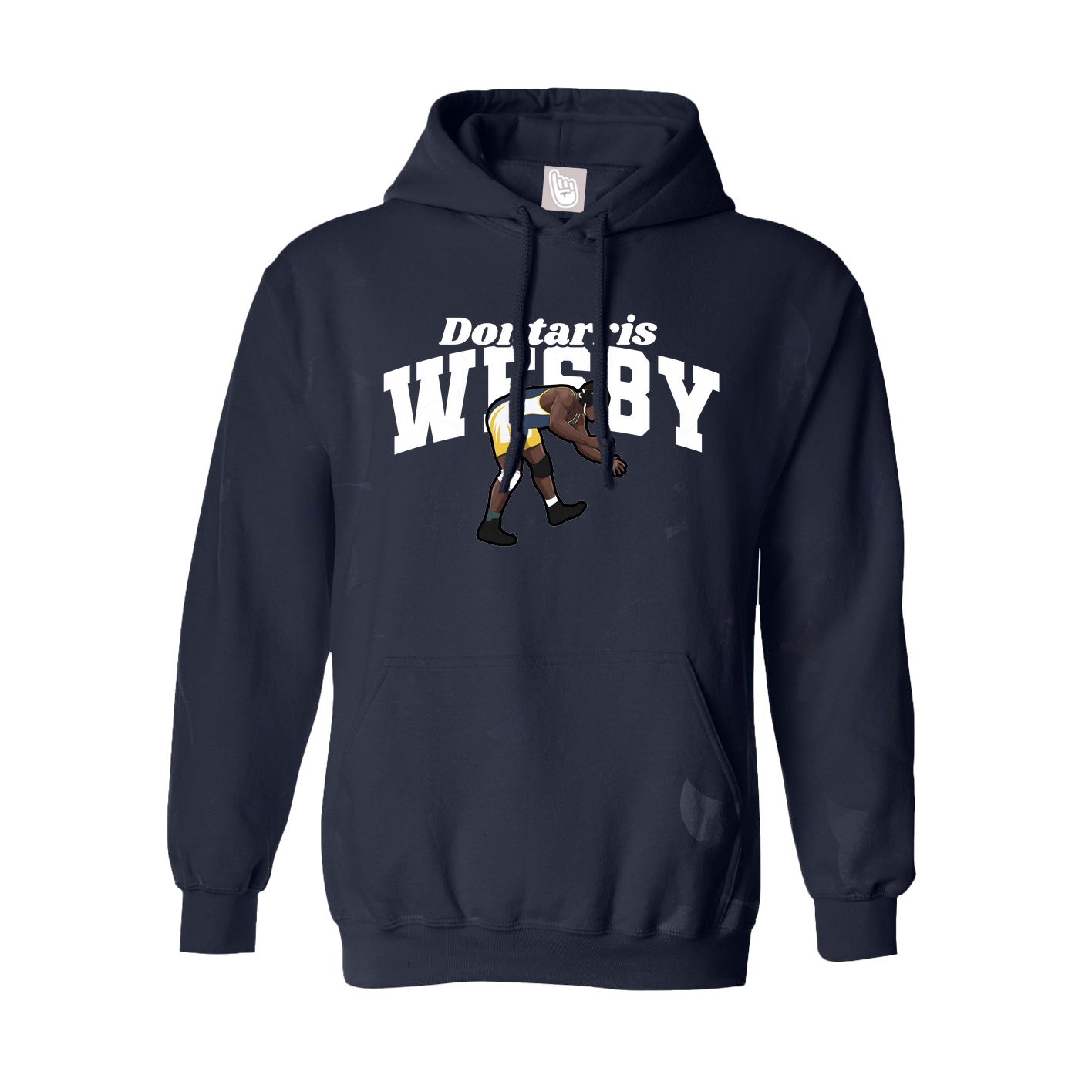 Youth Hoodie — Signature Arch in Navy