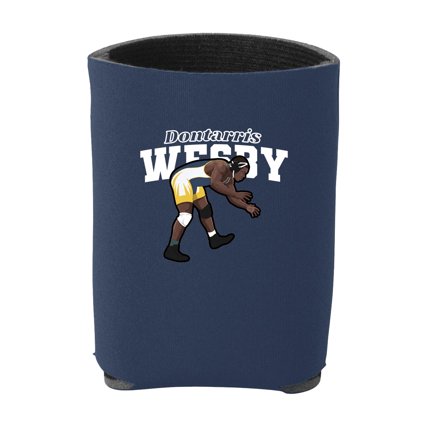Can Holder — Name Arch in Navy