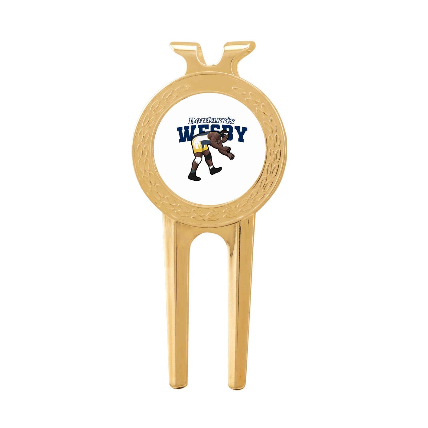Divot Tool with Ball Marker — Name Arch in Classic