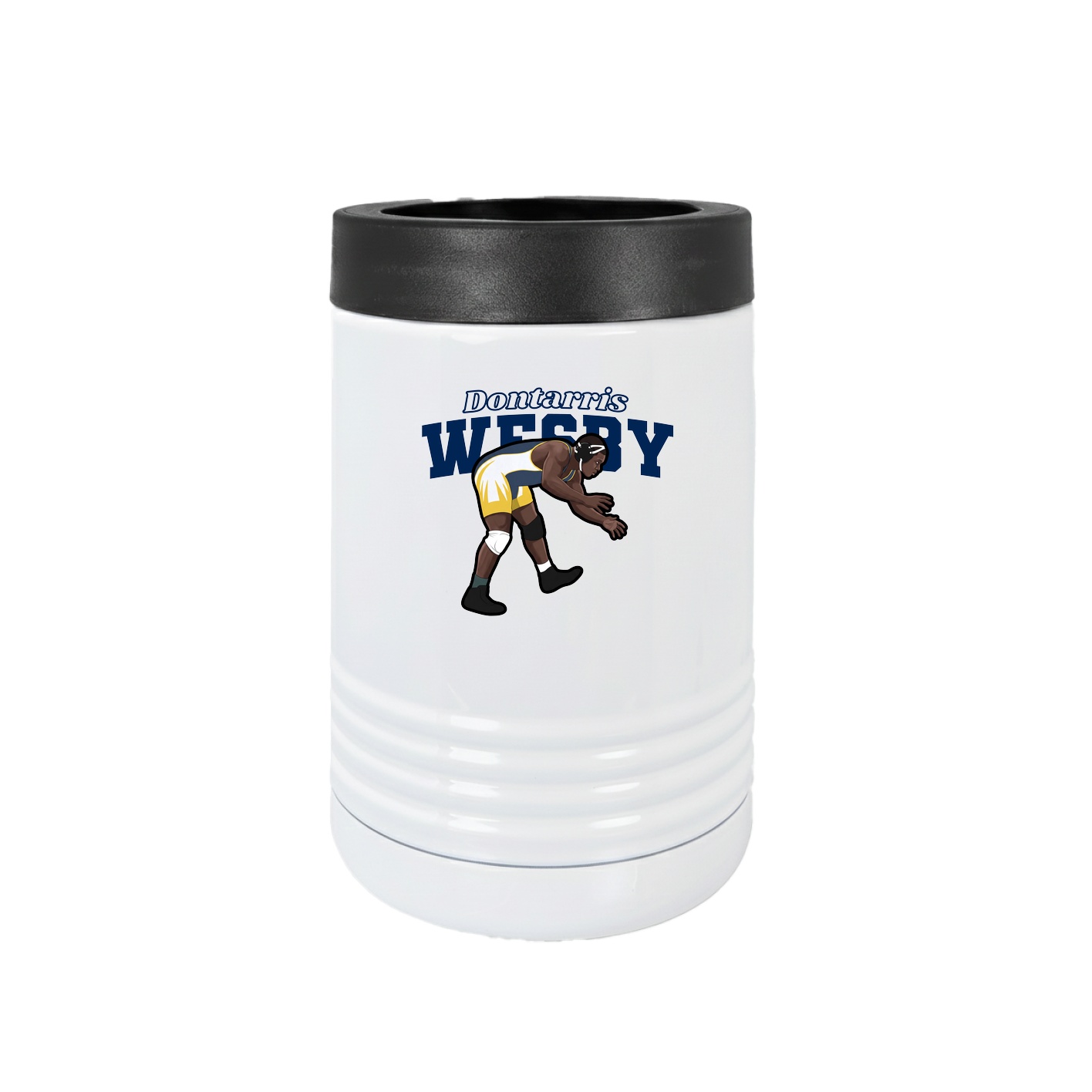 Beverage Holder — Name Arch in White