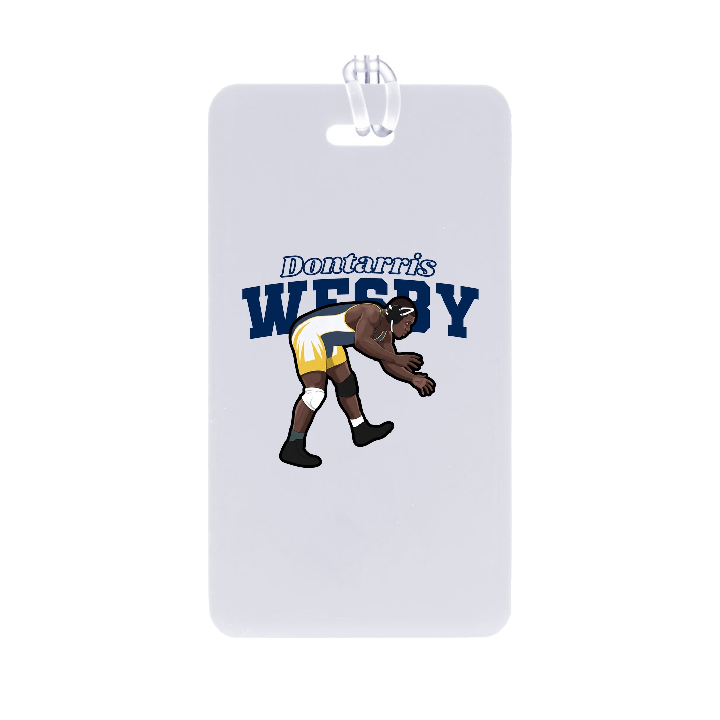 Bag Tag — Name Arch in Classic