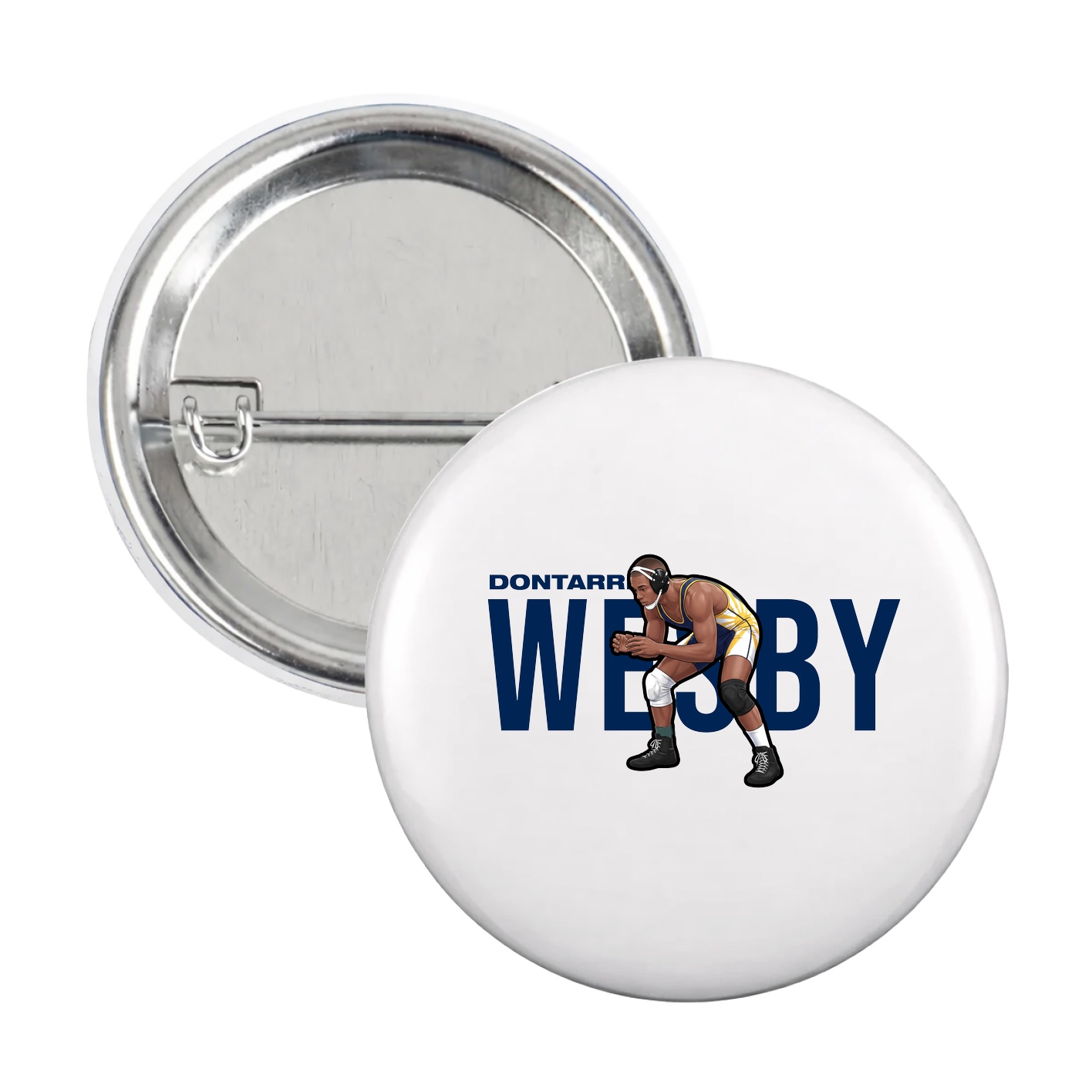 Game Day Button — Player Name in White