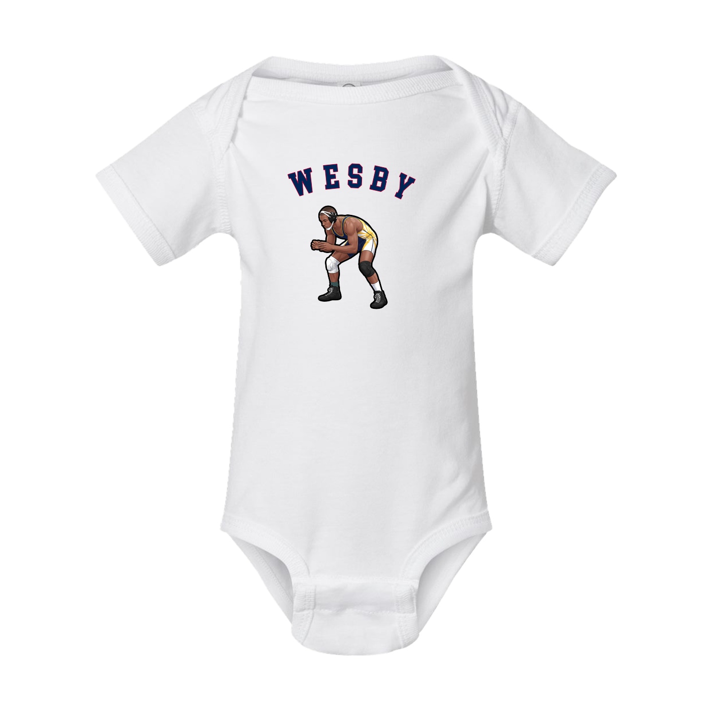 Baby Onesie — Shirsey Arch in White