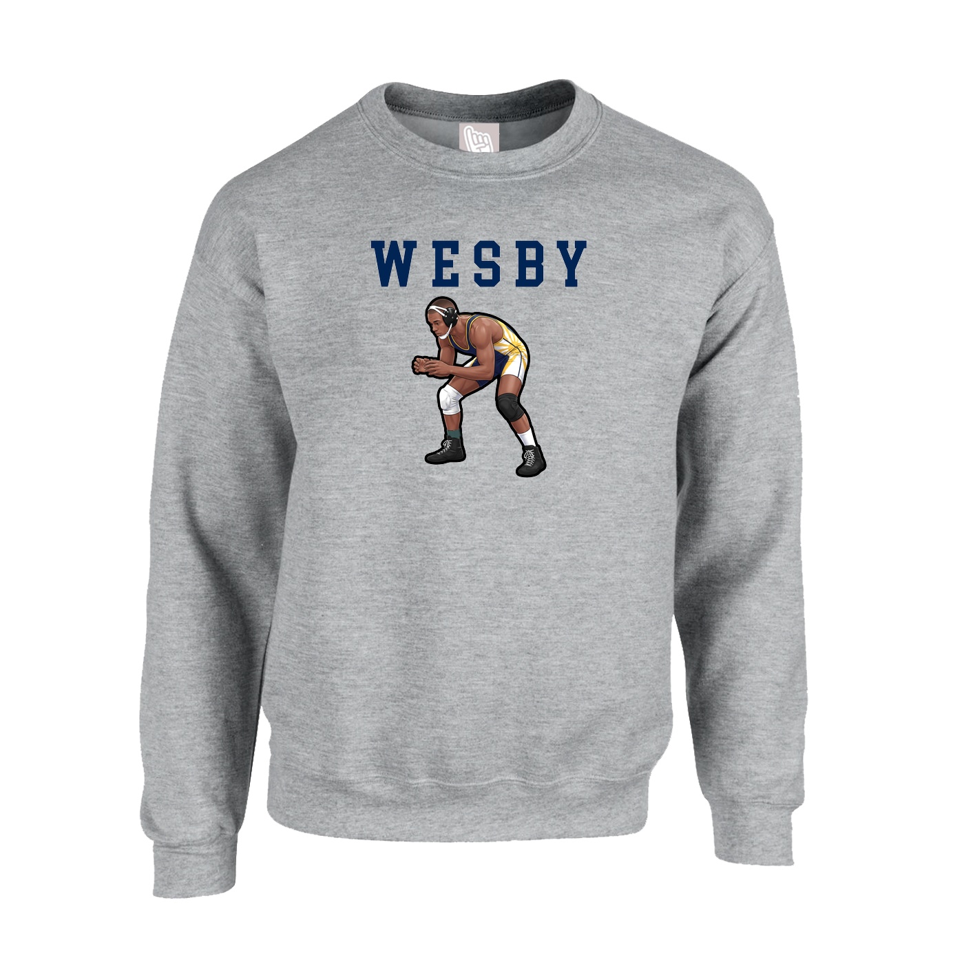 Fleece Crew — Shirsey in Grey