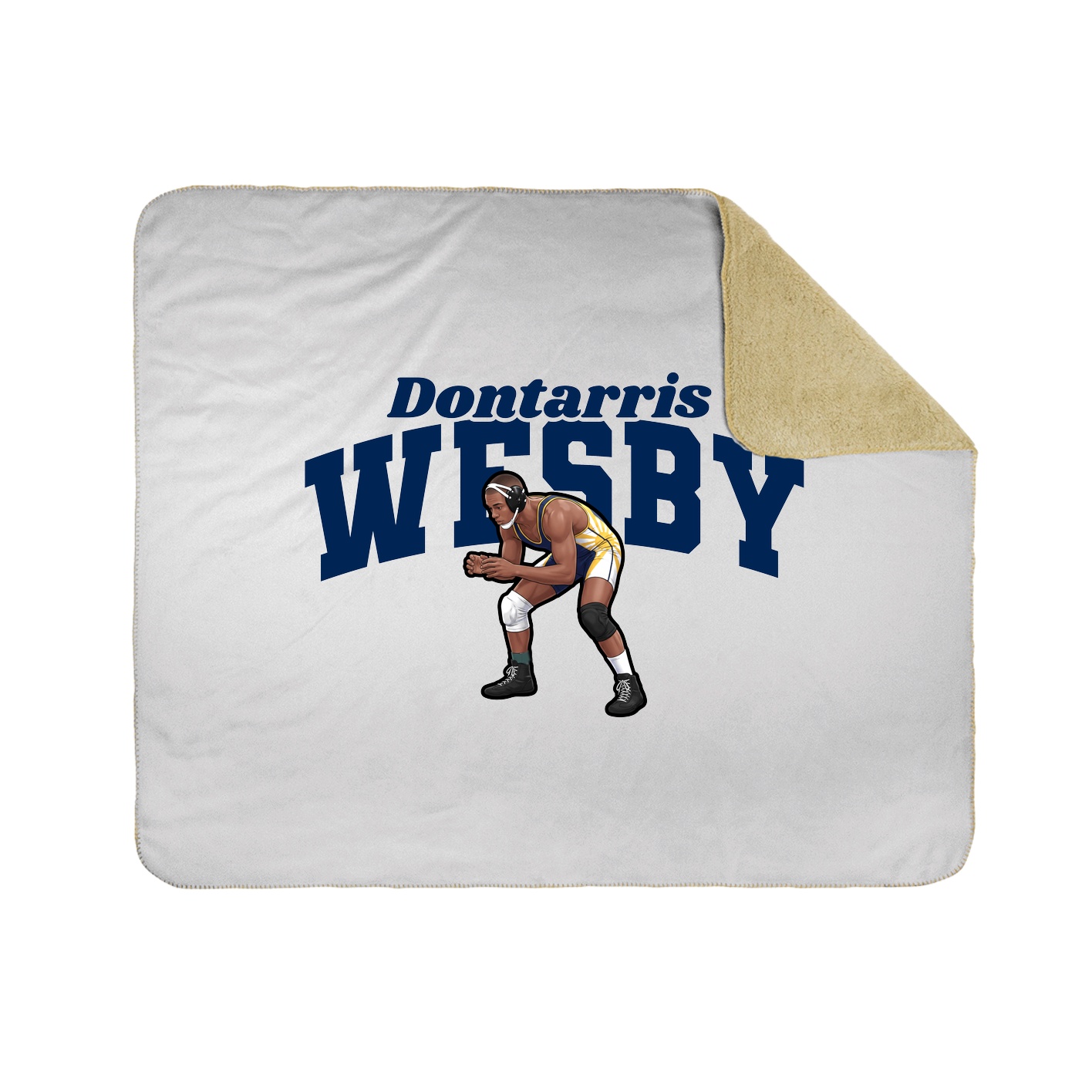 Throw Blanket — Signature Arch in White