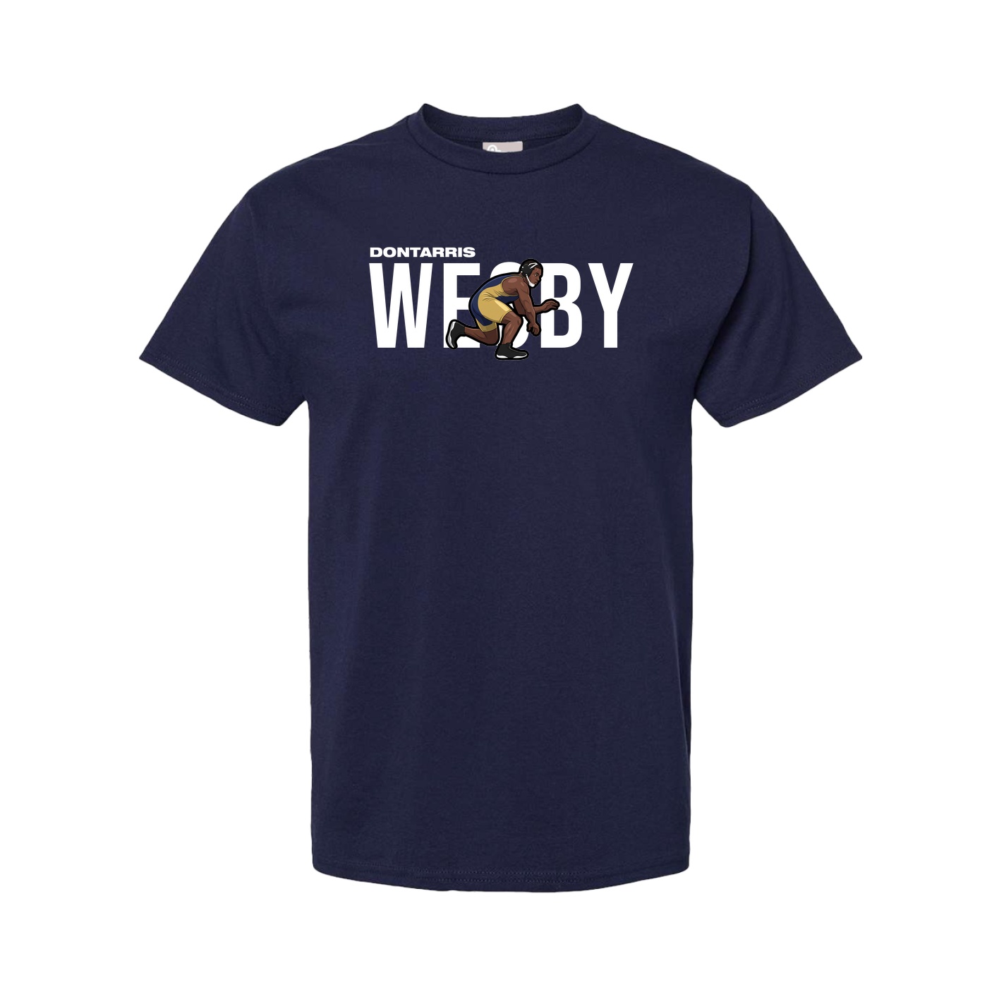 Youth Tee — Player Name in Navy