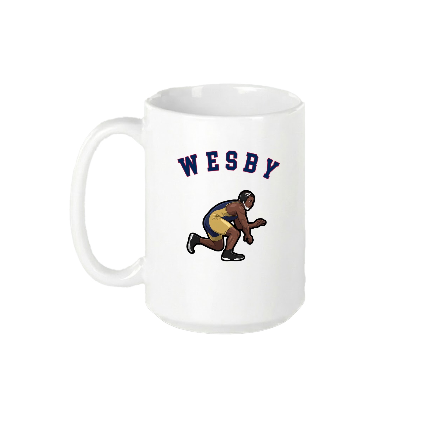 15oz Coffee Mug — Shirsey Arch in White
