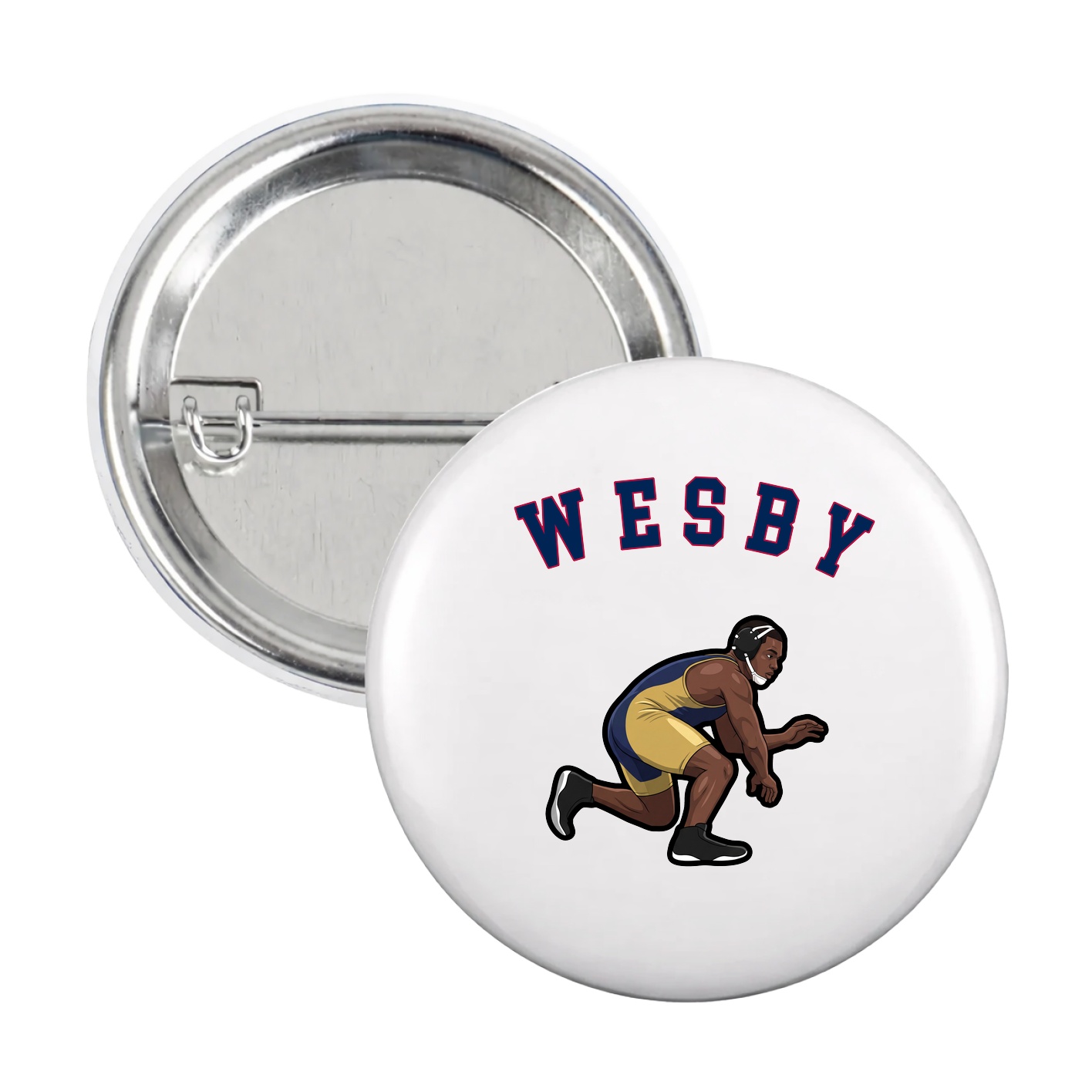 Game Day Button — Shirsey Arch in White