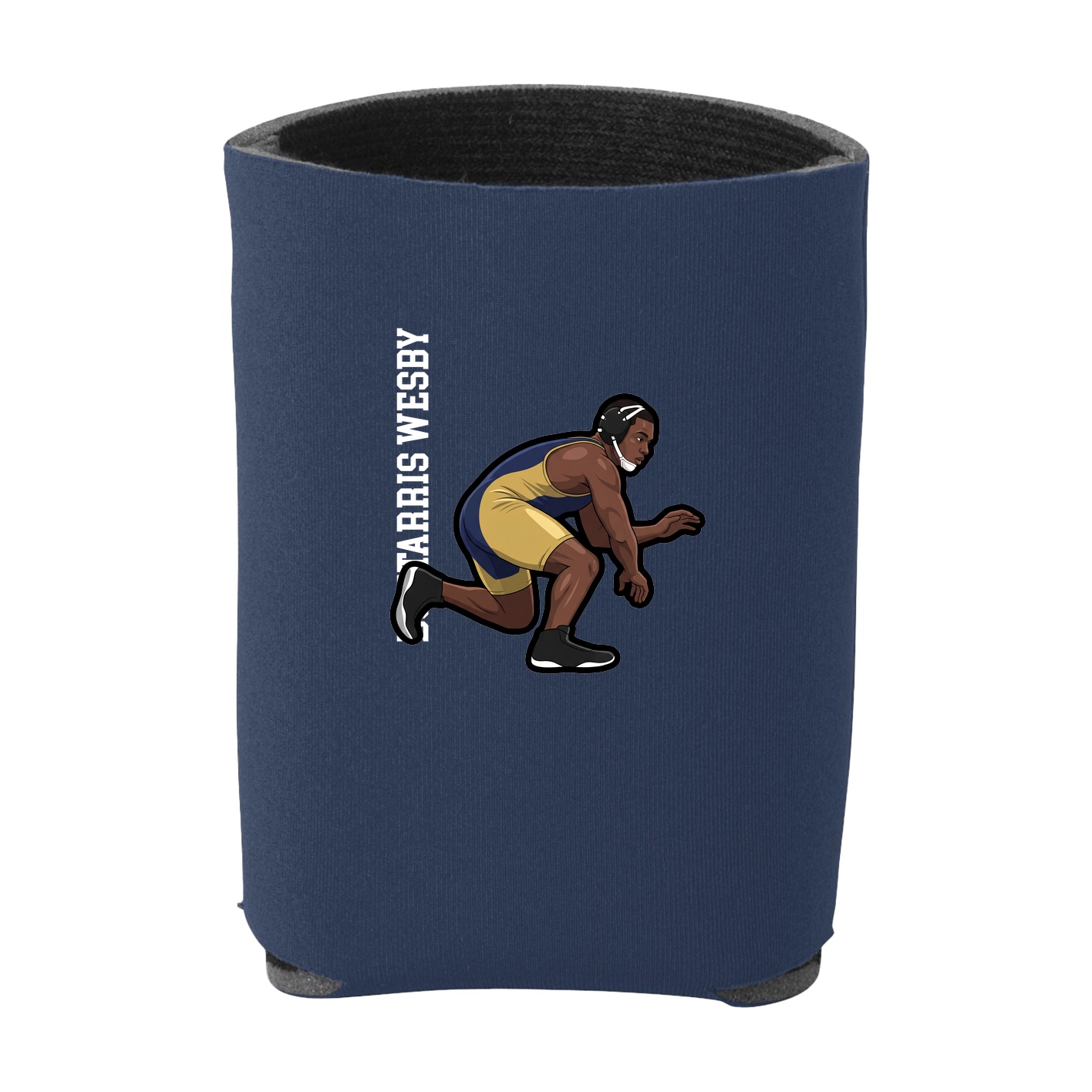 Can Holder — Name Vertical in Navy