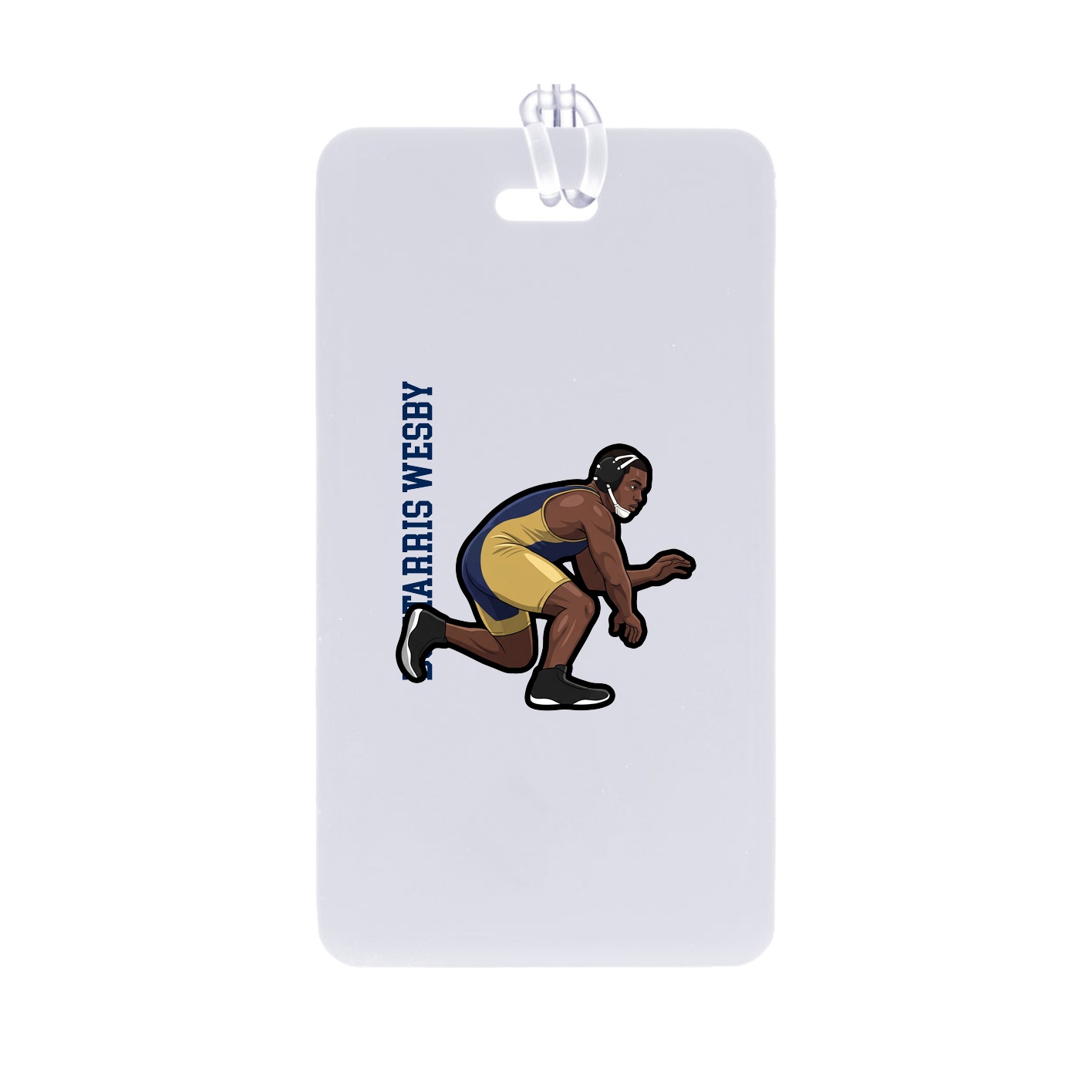 Bag Tag — Name Vertical in Classic