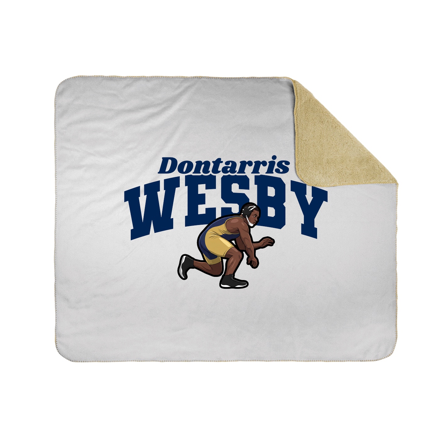 Throw Blanket — Signature Arch in White