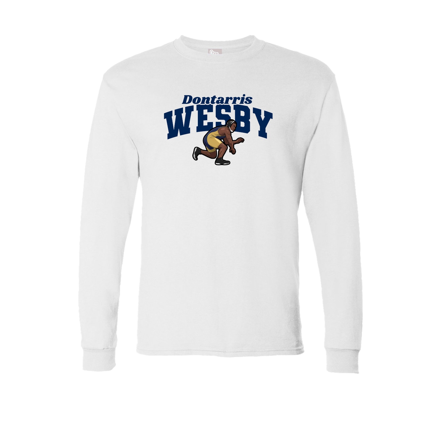 Long Sleeve Tee — Signature Arch in White