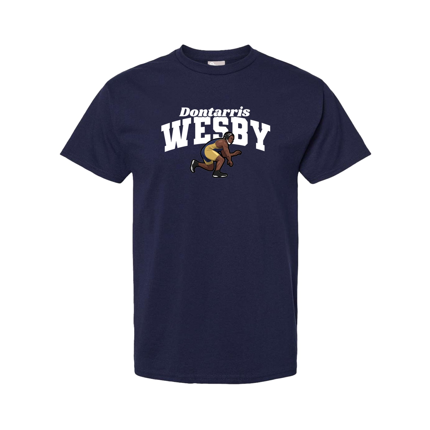 Youth Tee — Signature Arch in Navy