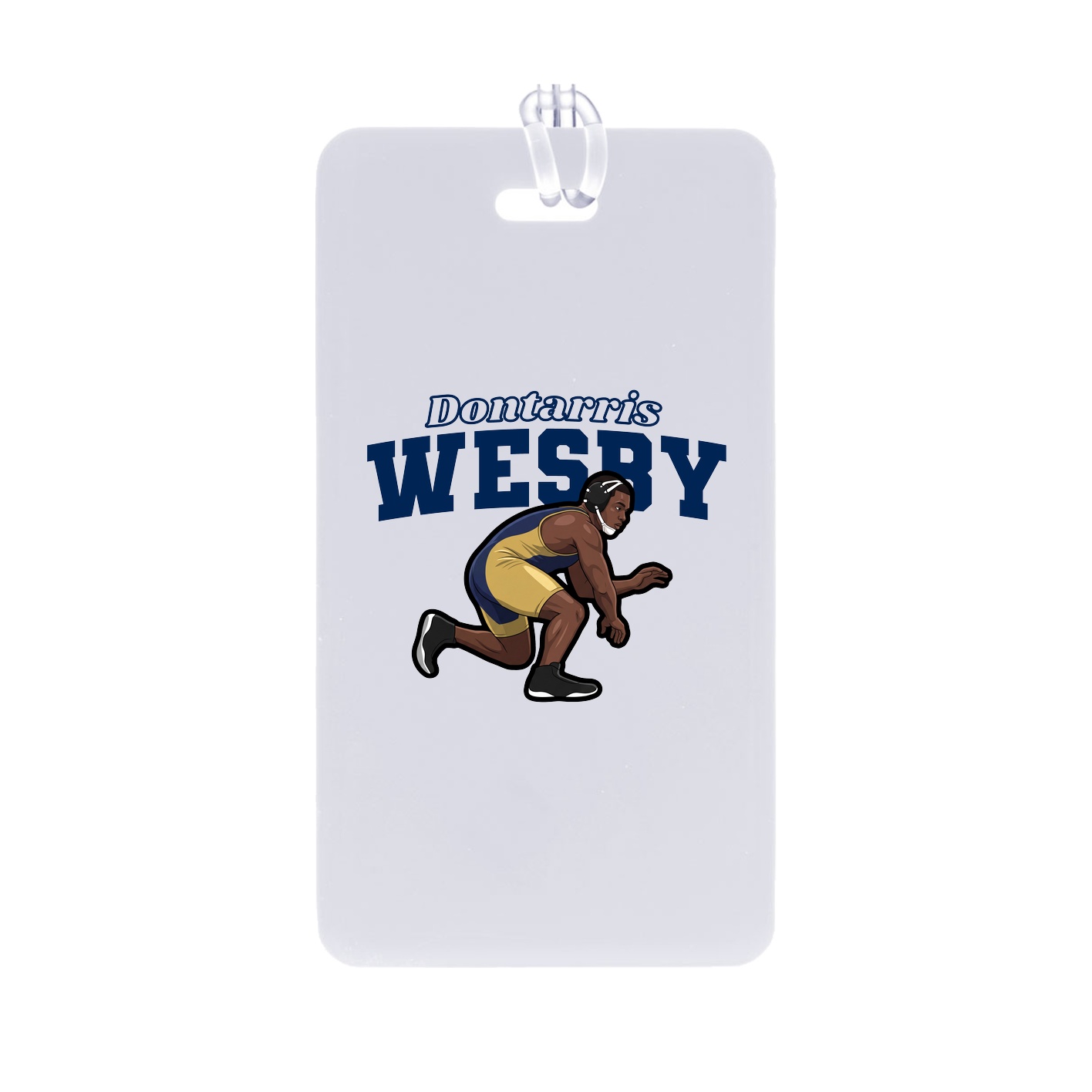Bag Tag — Name Arch in Classic