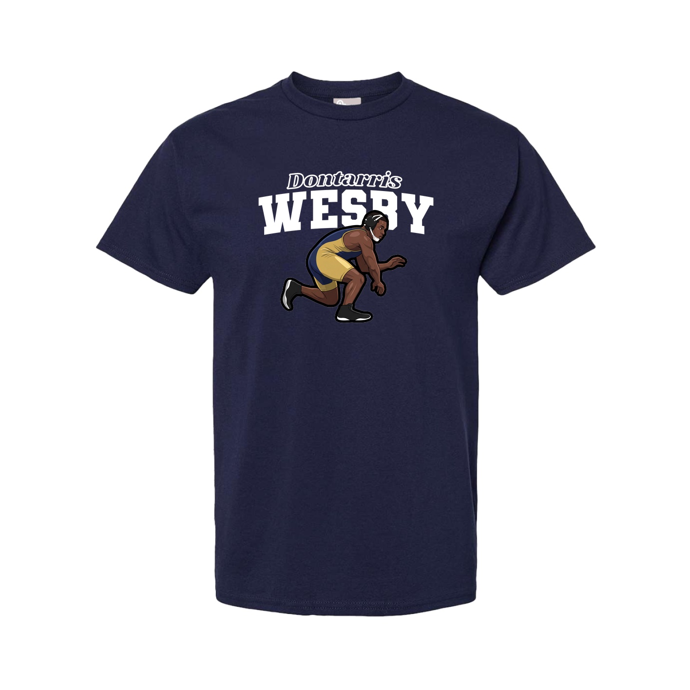 Tee — Name Arch in Navy