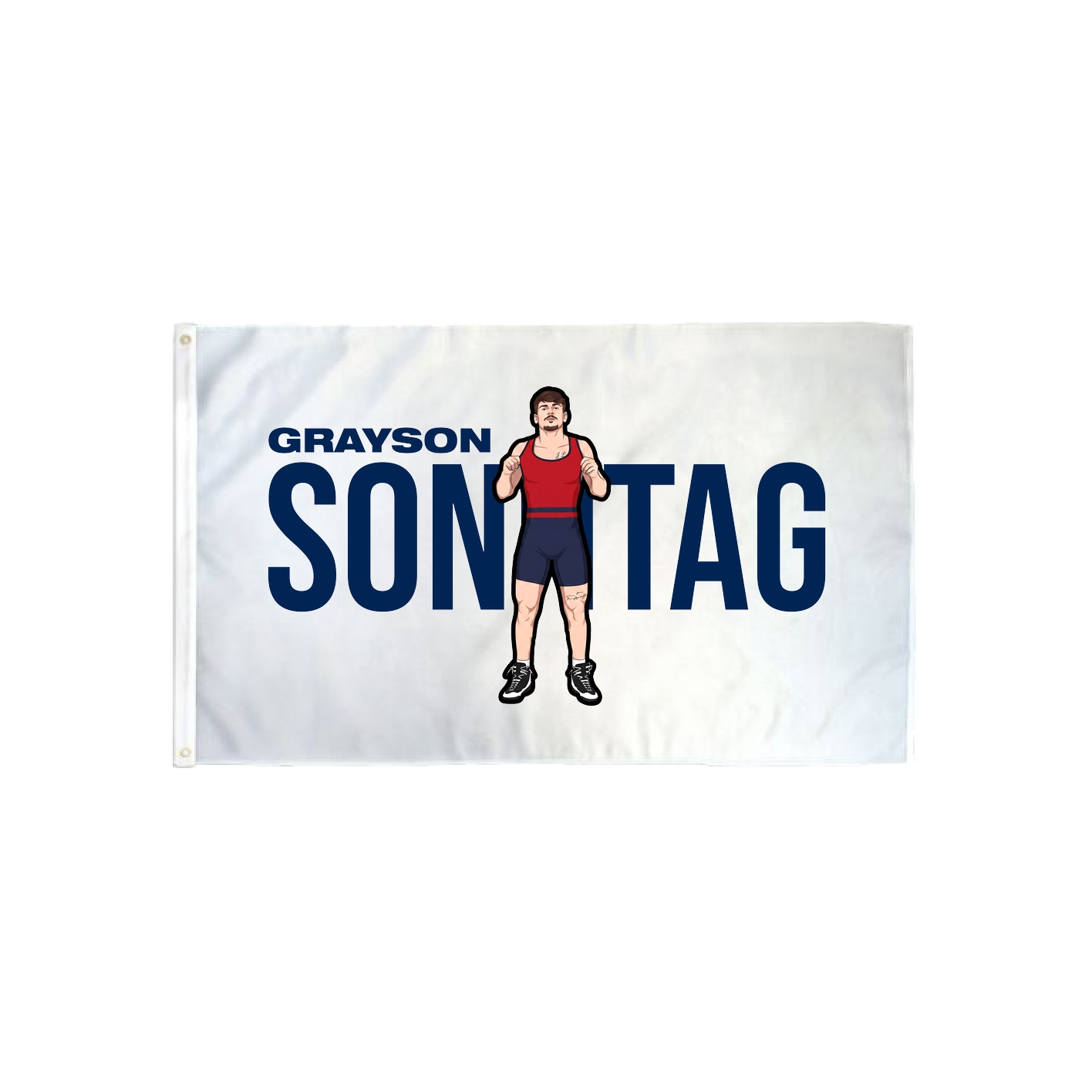 3x5 Flag — Player Name in Classic