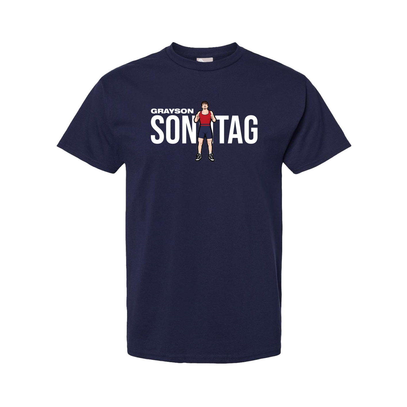 Tee — Player Name in Navy